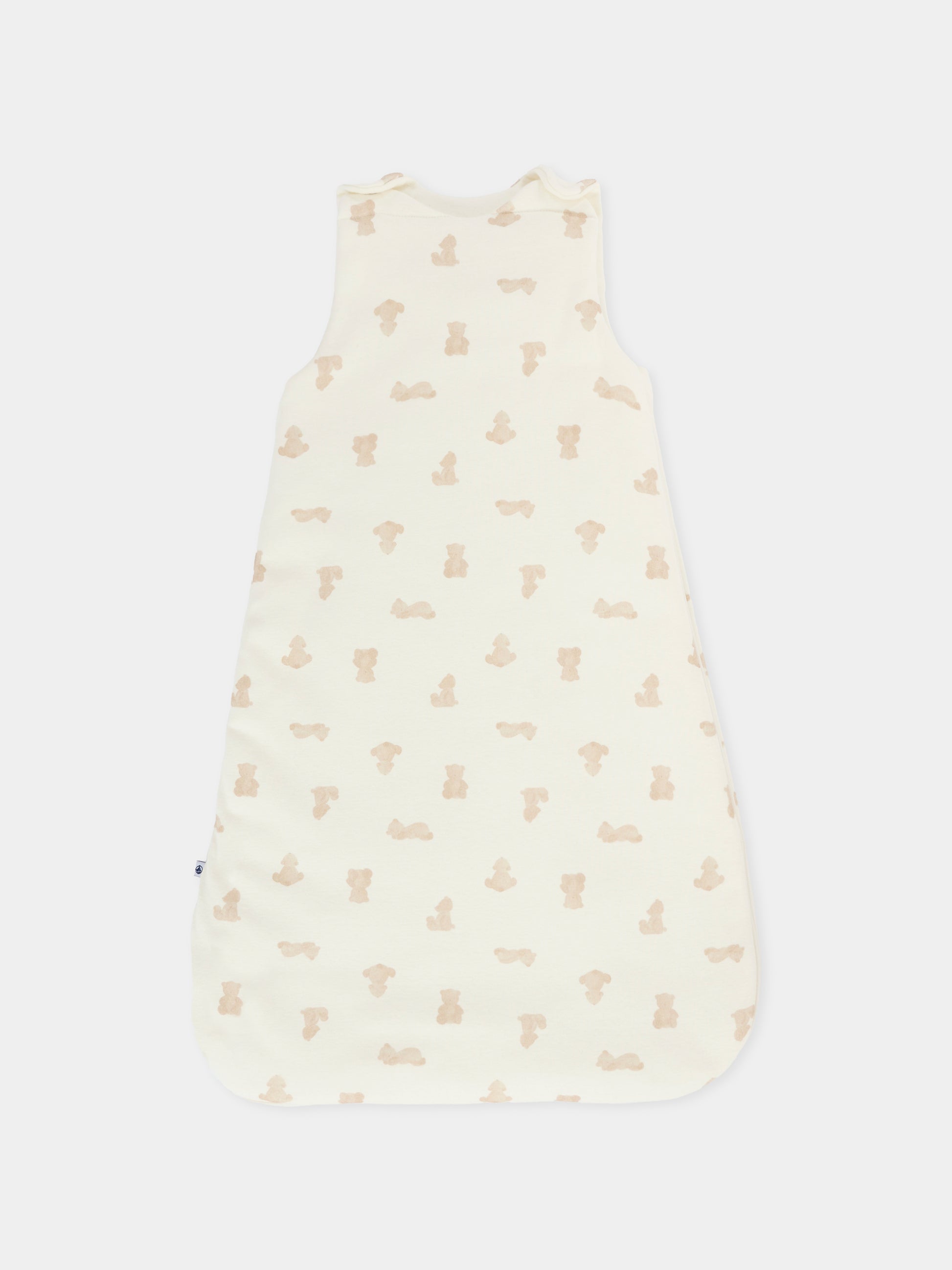 Sacco nanna avorio per neonati con orsi,Petit Bateau,A0E13 01