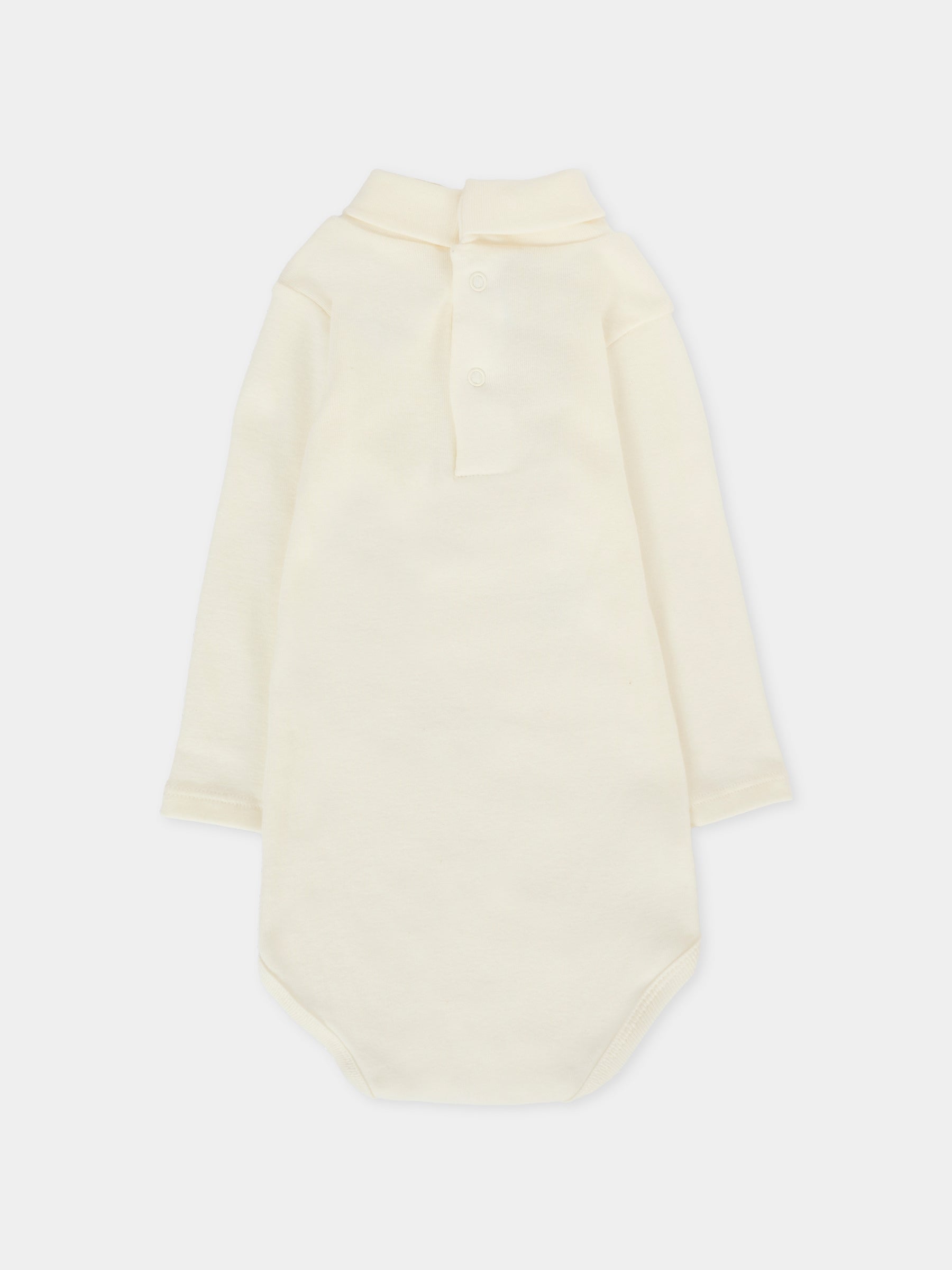 Body avorio per neonata con logo,Petit Bateau,A0DX5 03