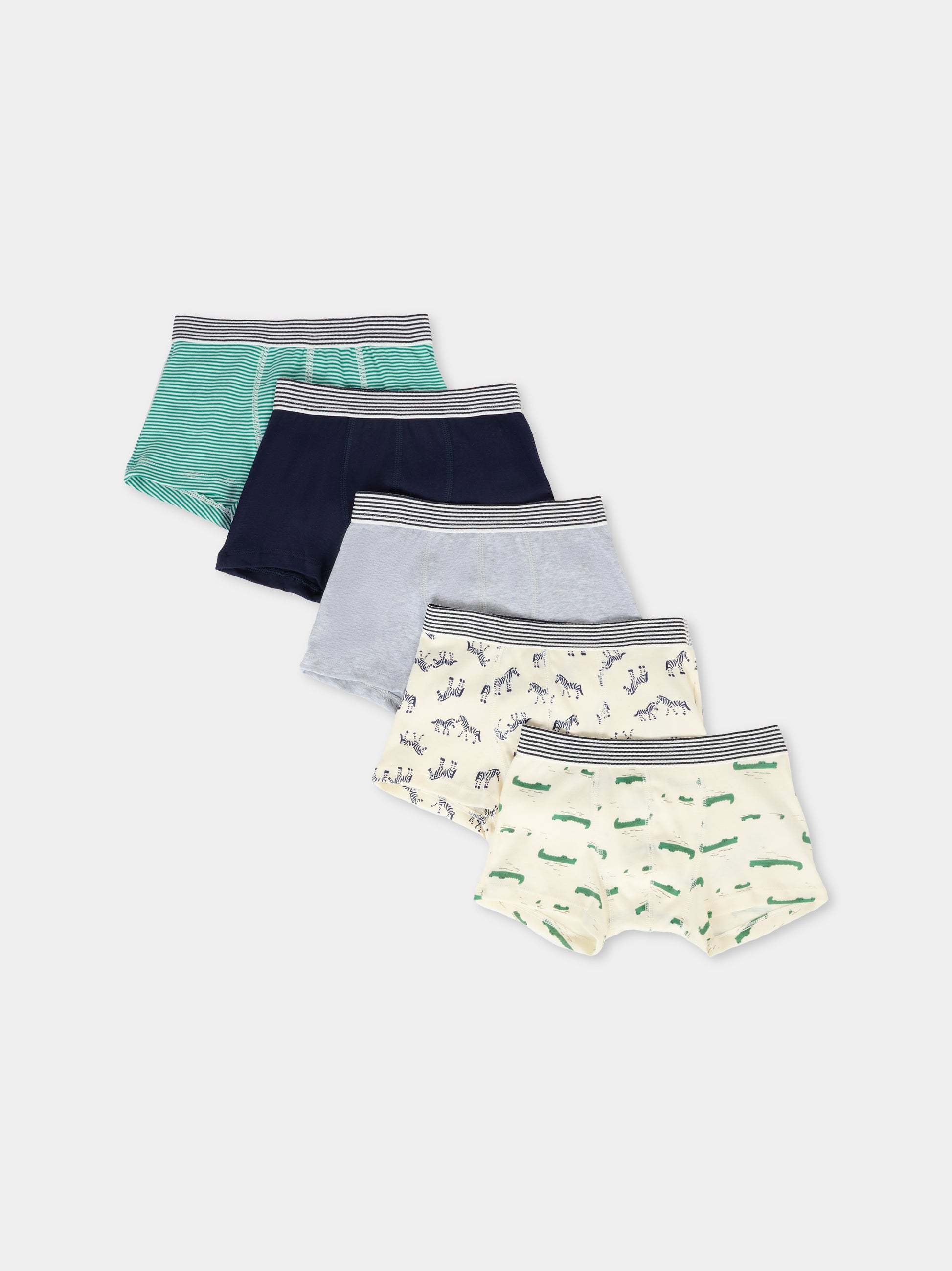 Set boxer multicolor per bambino,Petit Bateau,A0DYL 00