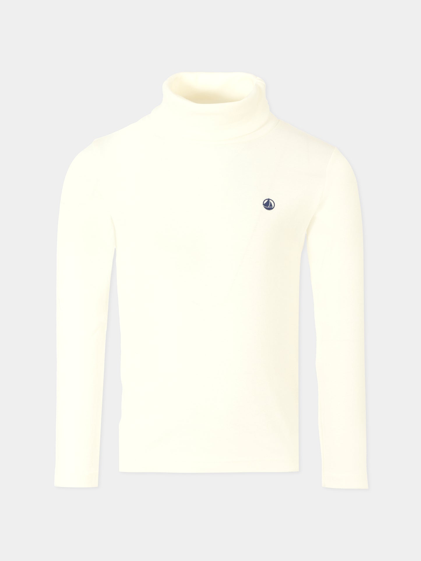 Dolcevita avorio per bambini con logo,Petit Bateau,A0EF5 13