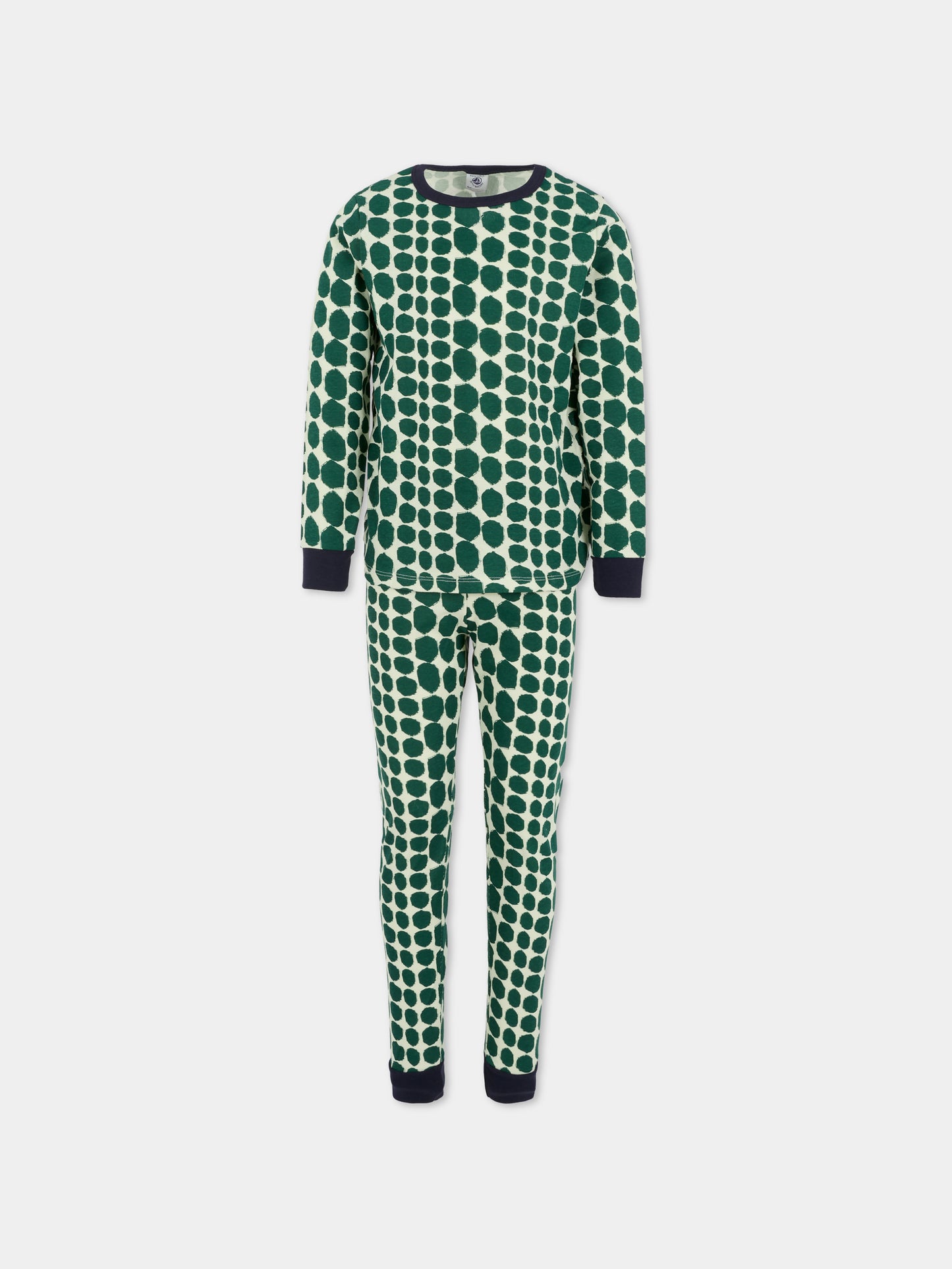 Pigiama verde per bambino con maschera,Petit Bateau,A0DQX 01