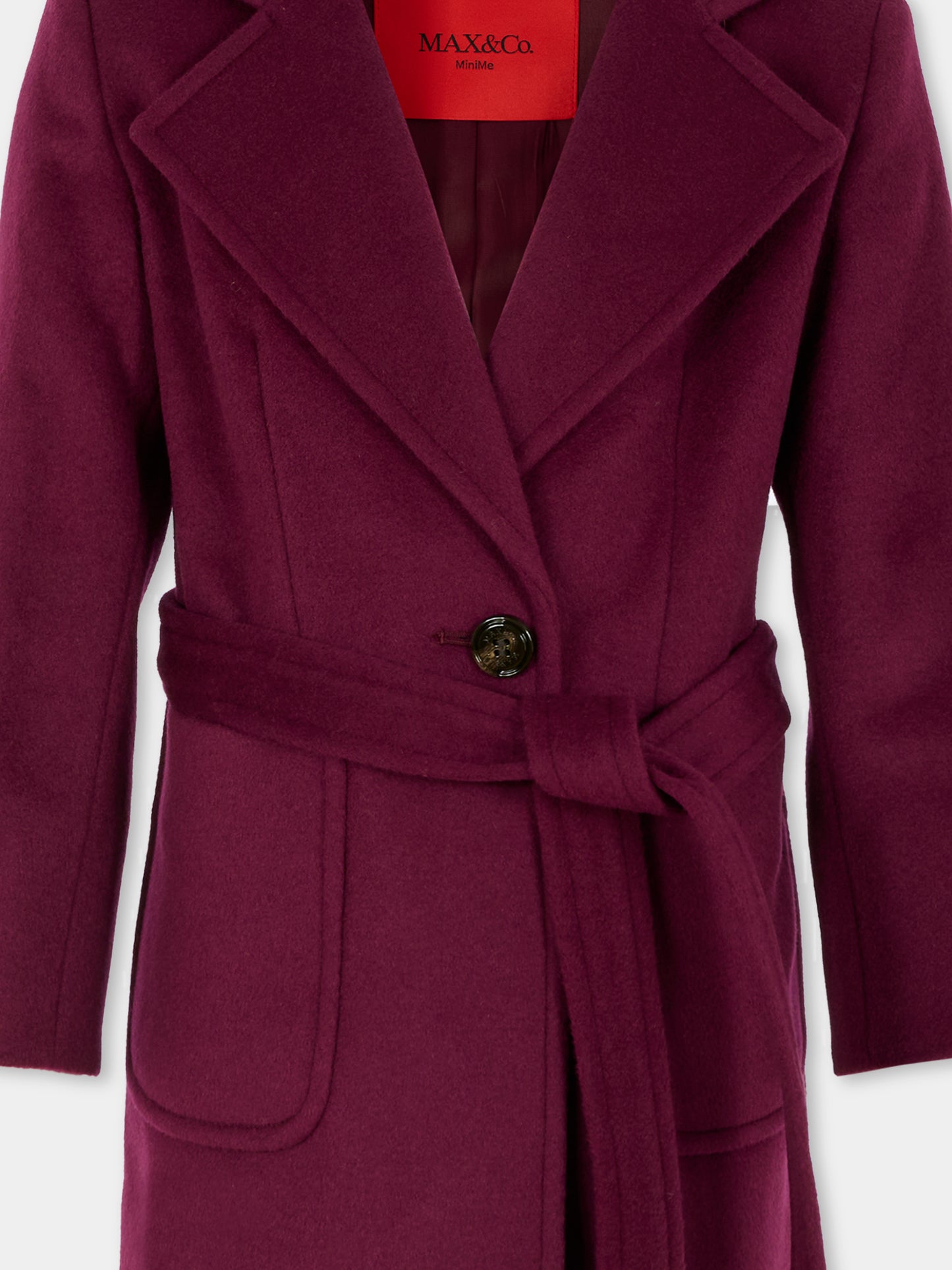 Cappotto viola per bambina,Max&co,MX0001-MX052-MX403