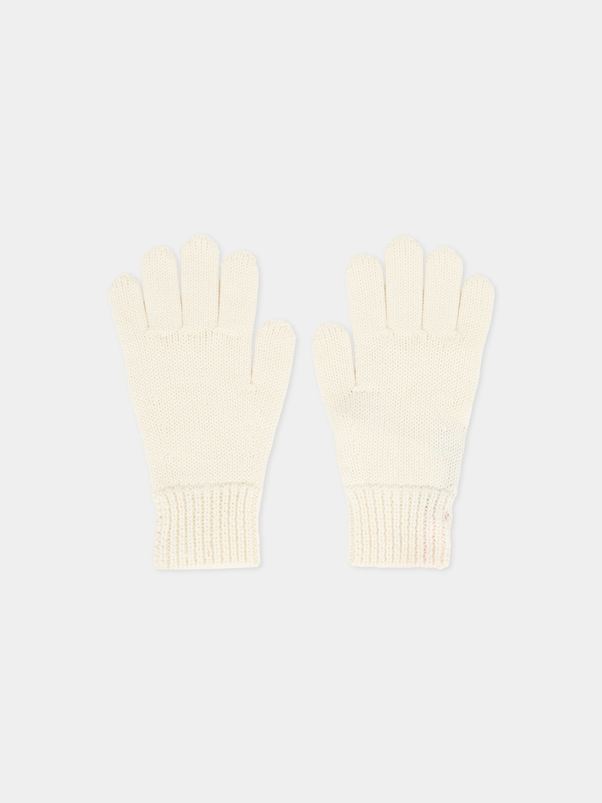Guanti avorio per bambina con patch,Max&co,MX0243-MX048-MX102