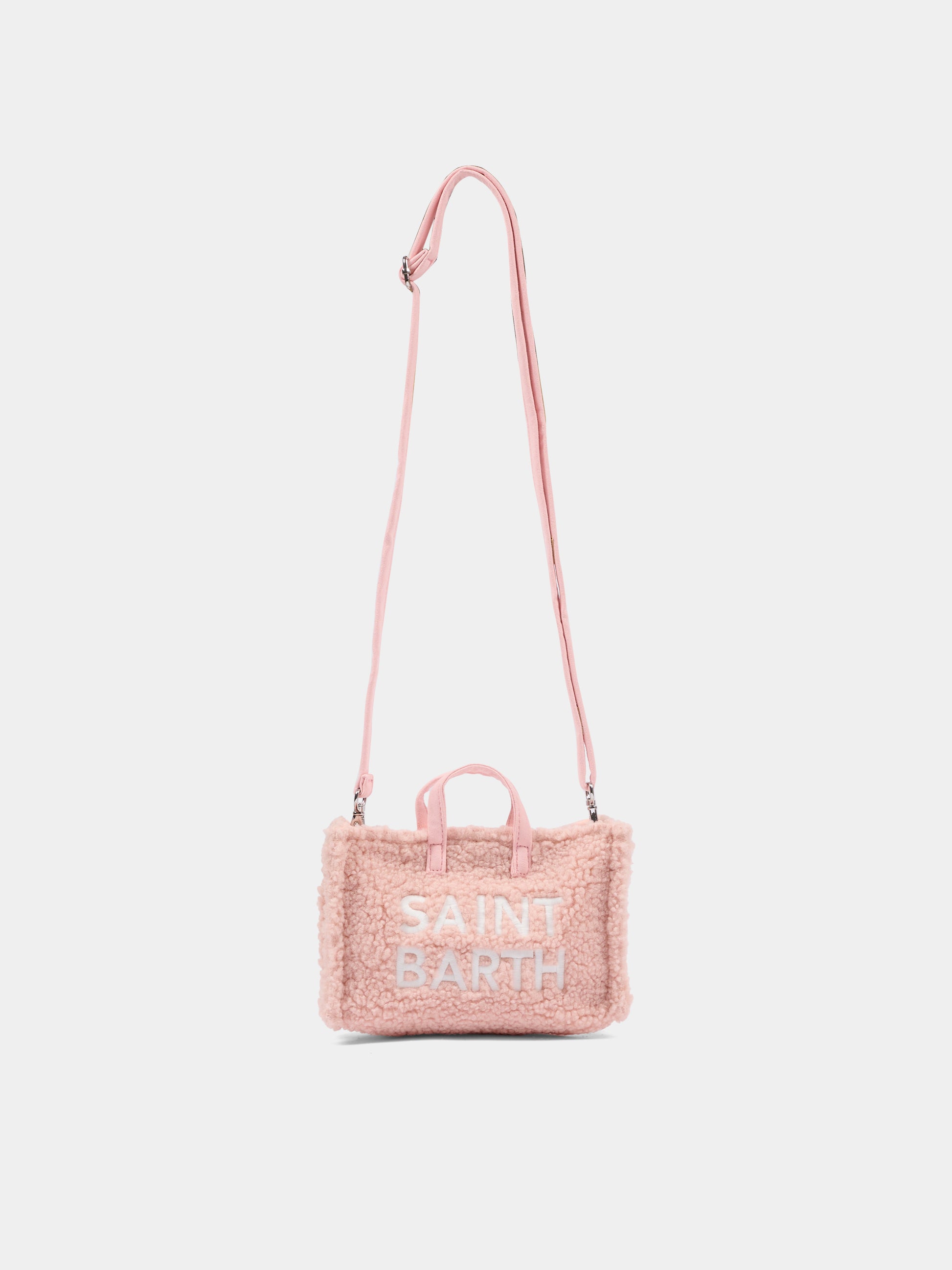 Borsa porta cellulare rosa per bambina con logo,Mc2 Saint Barth,PHONE004 - 01494I