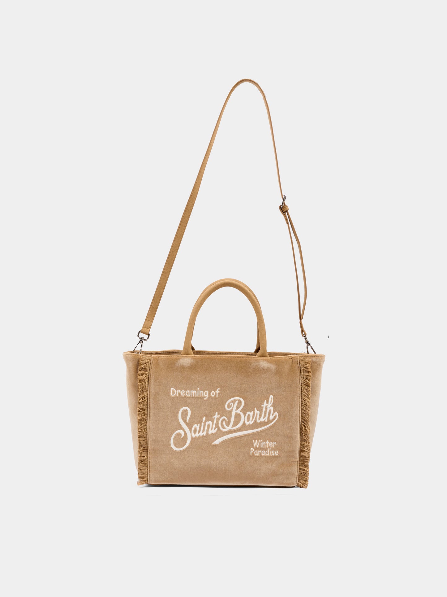 Borsa Colette beige per bambina con logo,Mc2 Saint Barth,COL0038 - 00296I