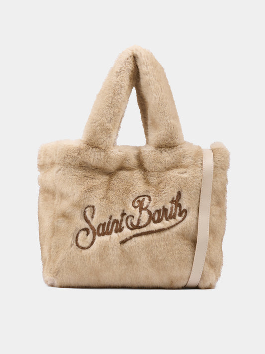 Borsa Colette beige per bambina con logo,Mc2 Saint Barth,COL0033 - 00289I