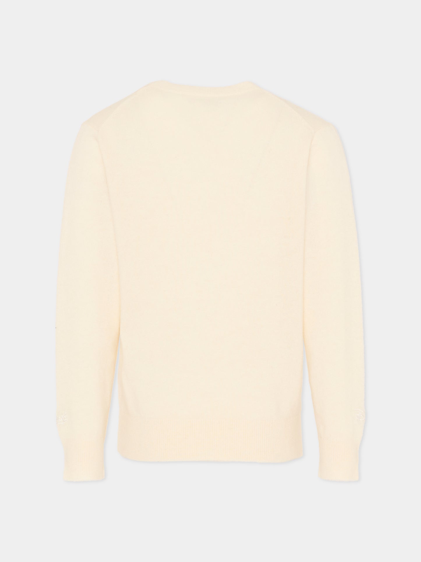 Maglione avorio per bambina con Minnie natalizia,Mc2 Saint Barth,PRC0001 - 00449I