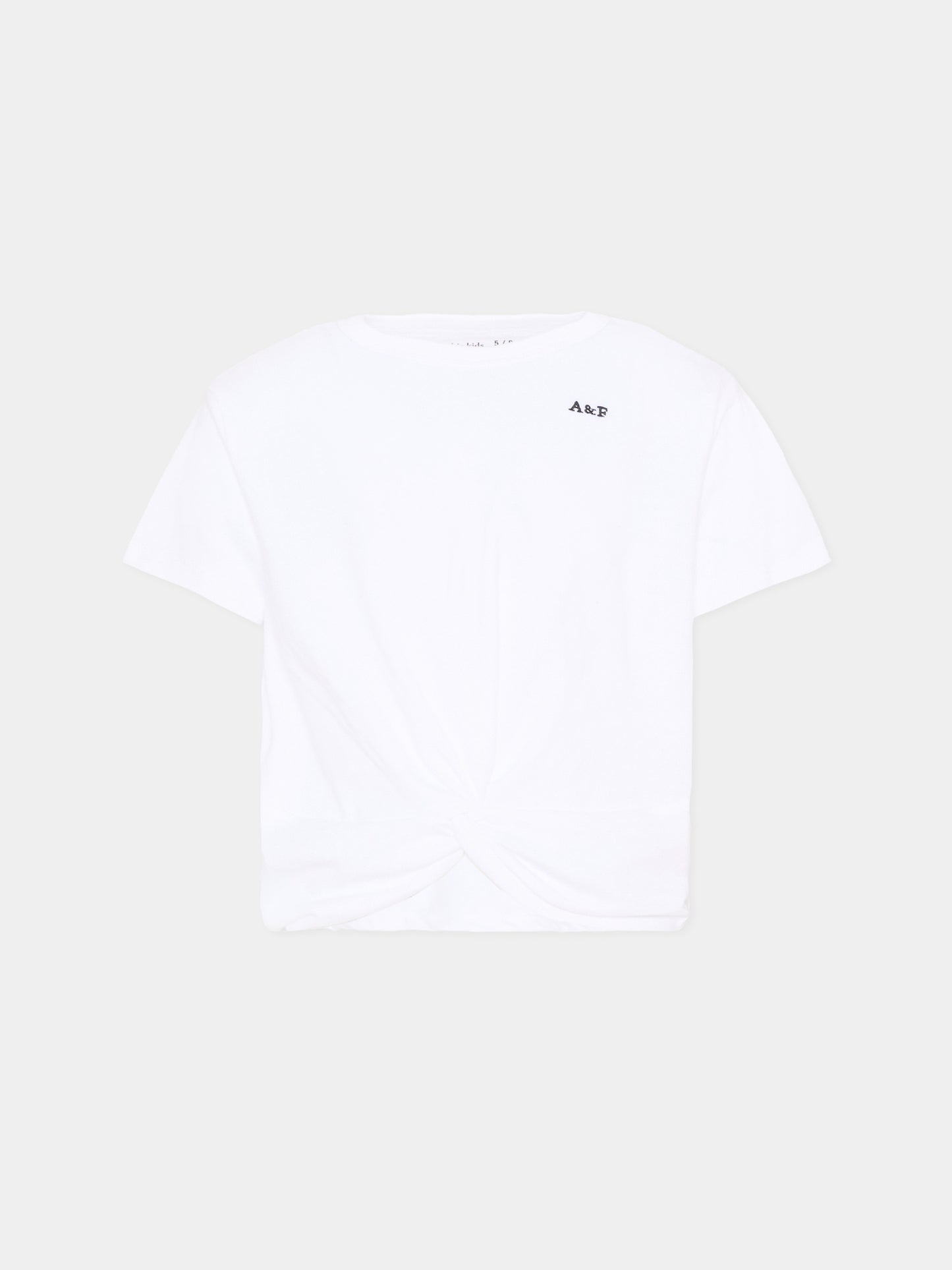 Set T-shirt multicolor per bambina con nodo,Abercrombie & Fitch,43AK20 GH3