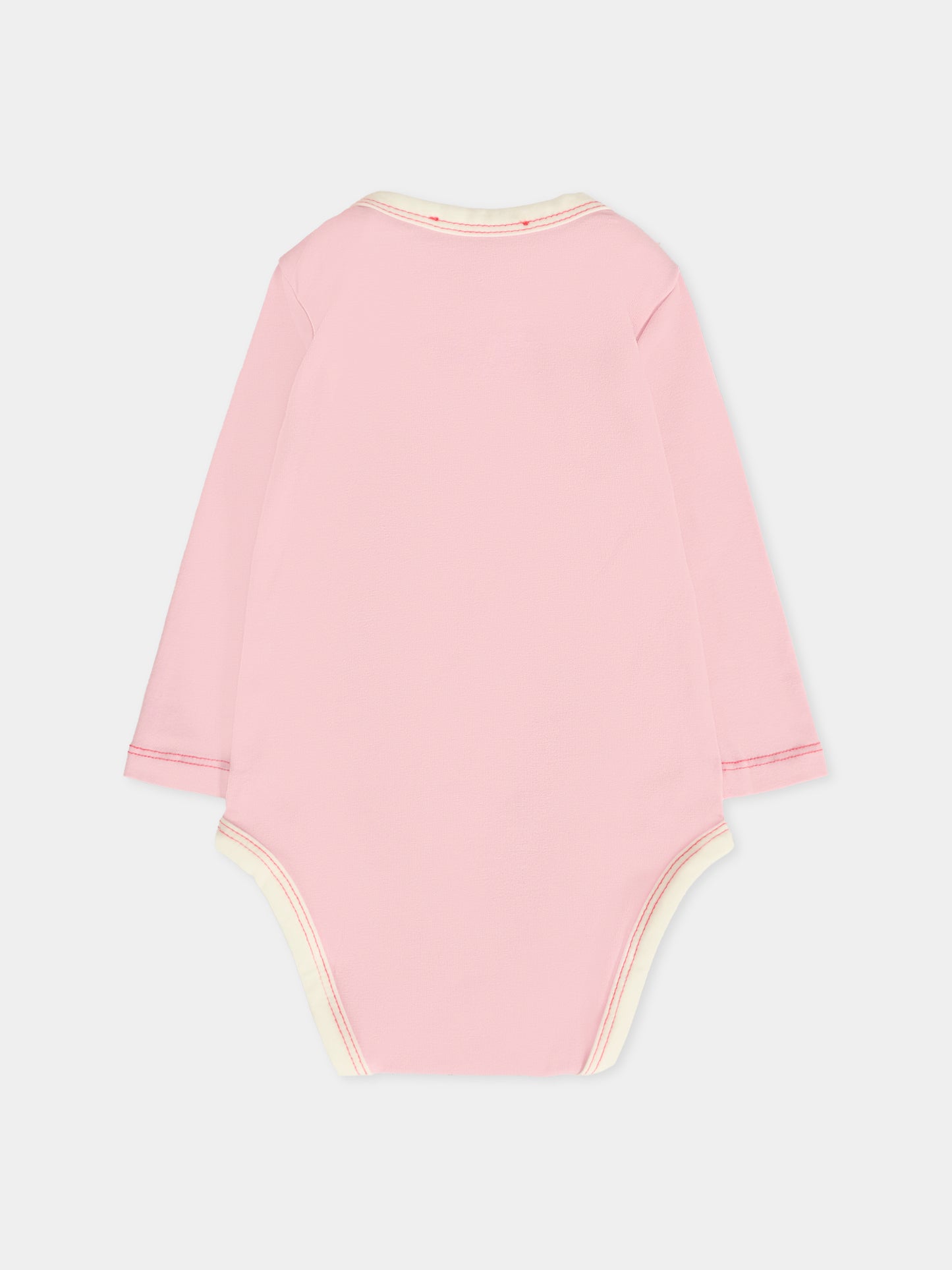 Set body rosa per neonata con logo,Diesel,N00085-KYAVU-K361