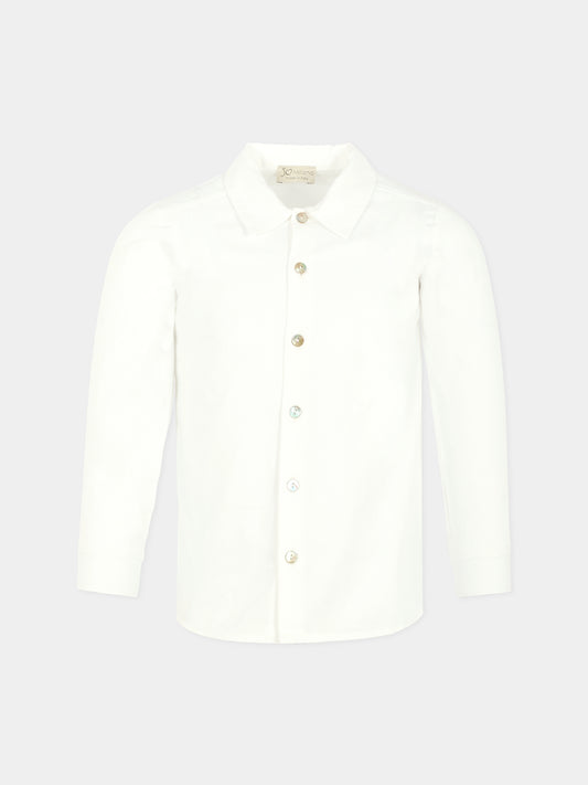 Camicia bianca per bambino,J.o. Milano,566Z8 BIANCO