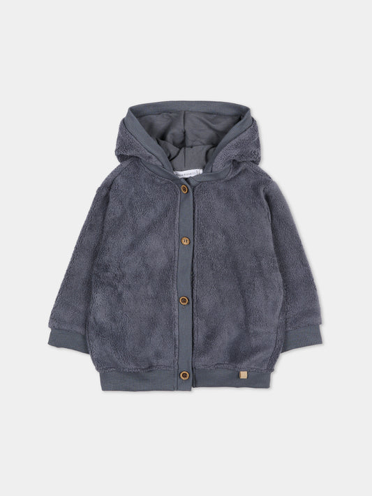 Ecopelliccia blu per neonati,Bamboom,1035 MIDNIGHT BLUE