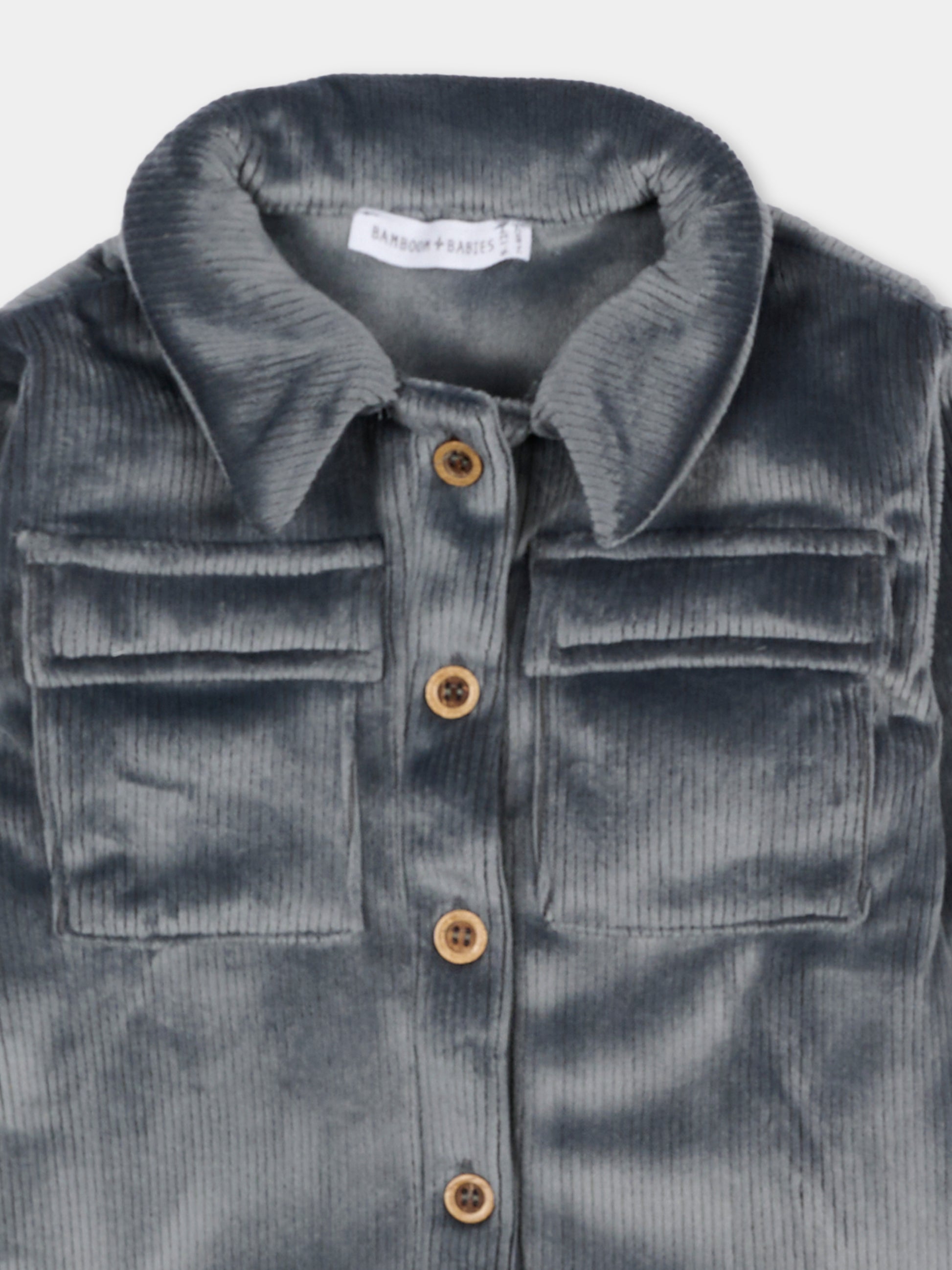 Camicia blu per neonato,Bamboom,1058 MIDNIGHT BLUE