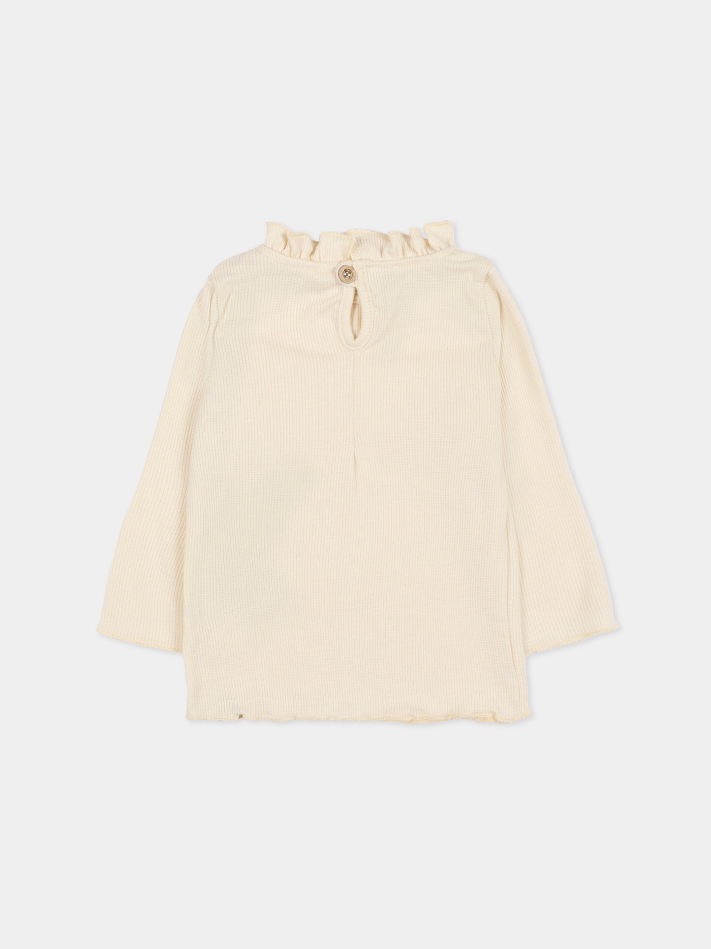 Camicia avorio per neonata,Bamboom,1068 WARM WHITE