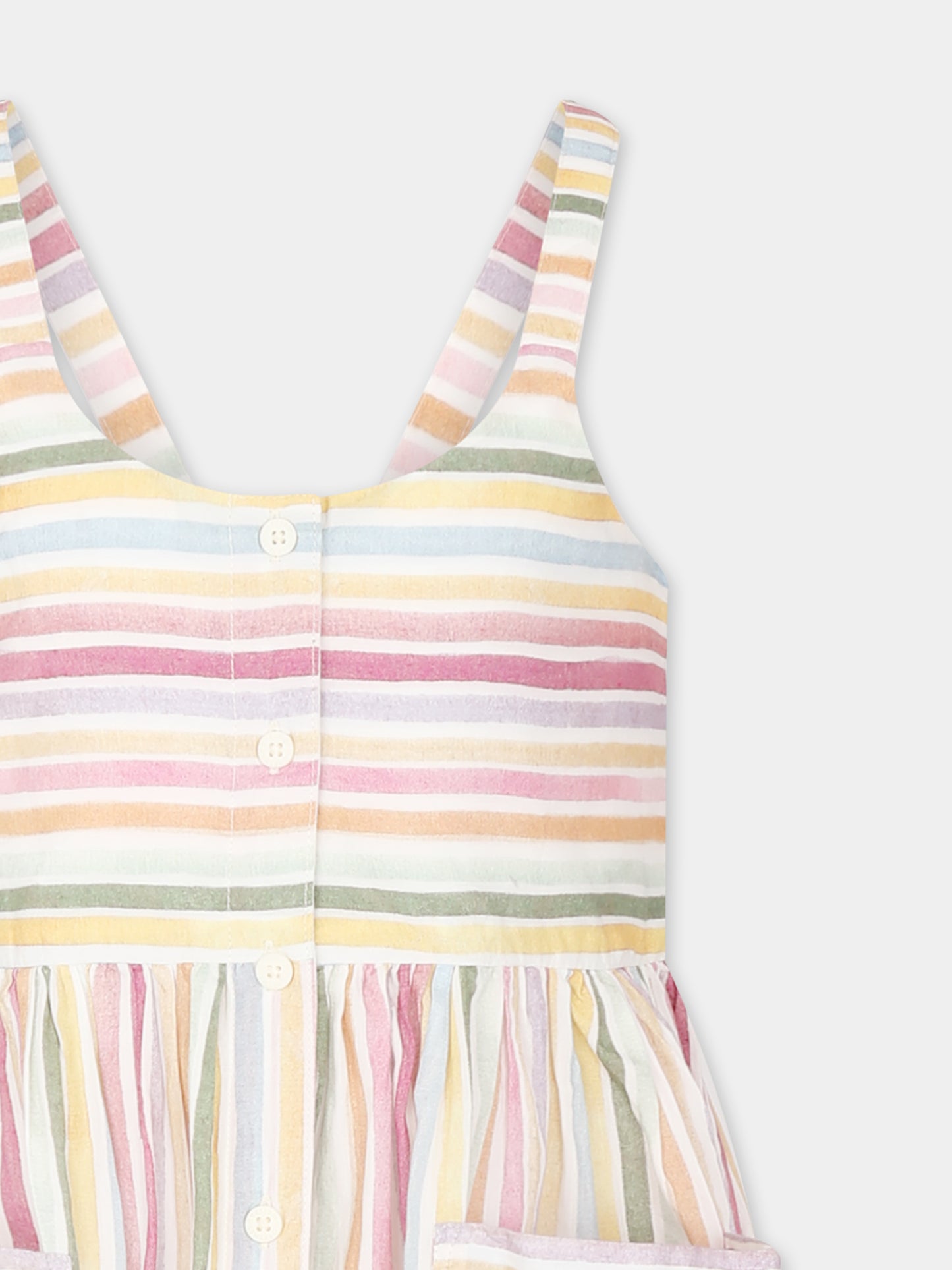 Vestito multicolor per bambina,Stella Mccartney Kids,TU1B72 Z1599 999MC