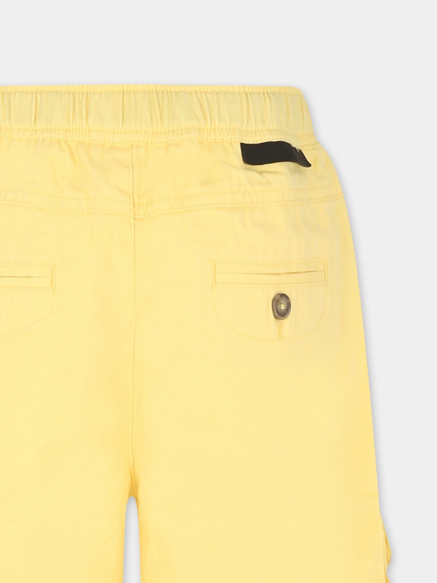 Shorts gialli per bambino con logo,Stella Mccartney Kids,TU6S29 Z0628 232