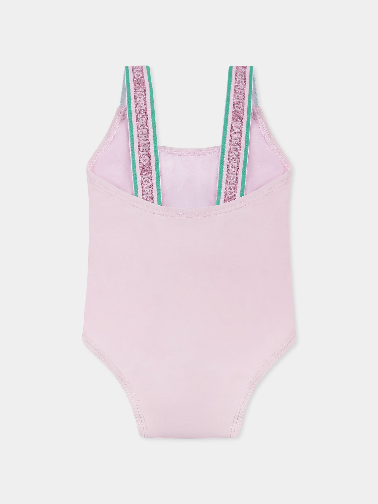 Costume intero rosa per neonata con Choupette