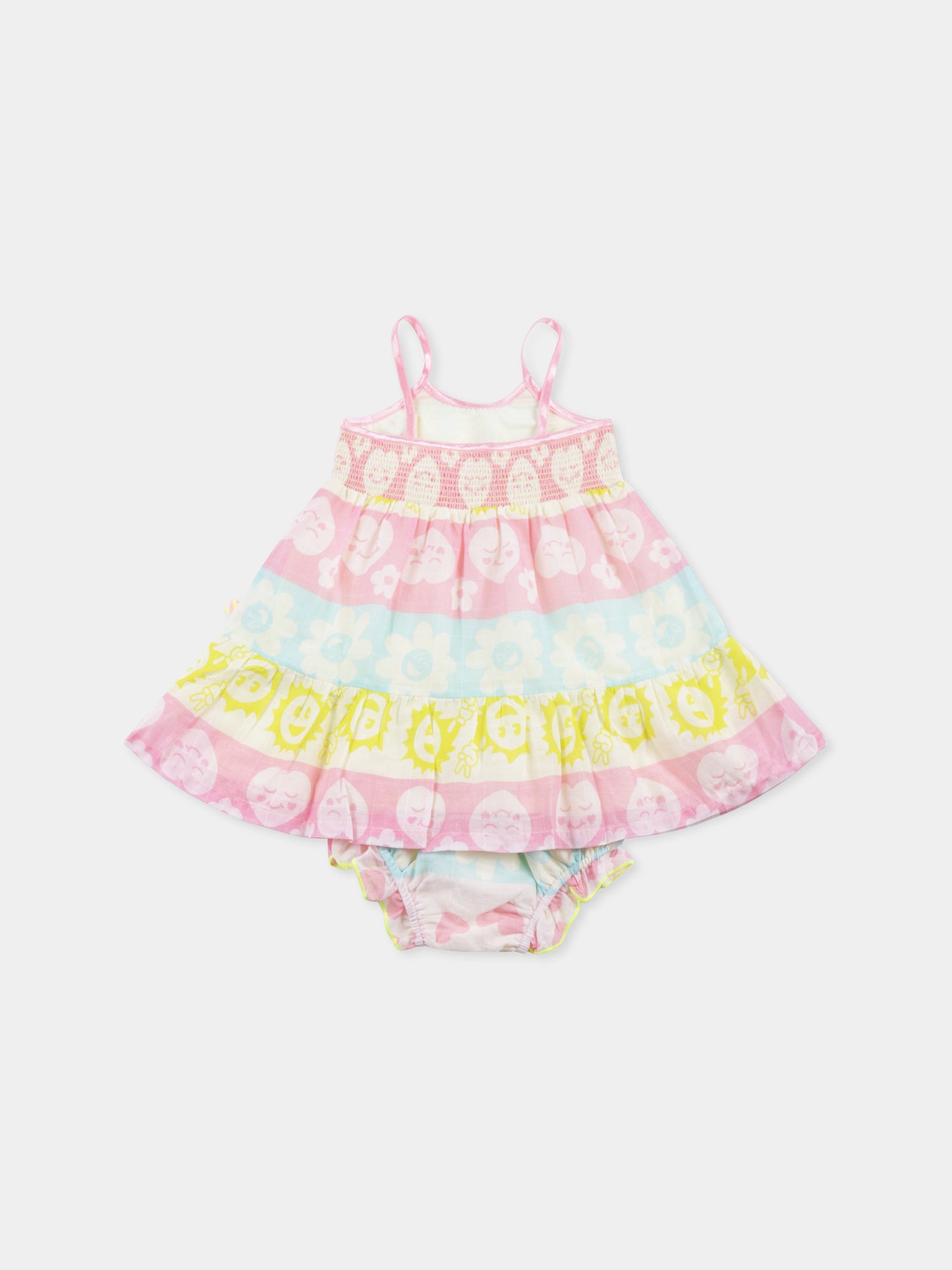 Vestito multicolor per neonata,Billieblush,U20001 515