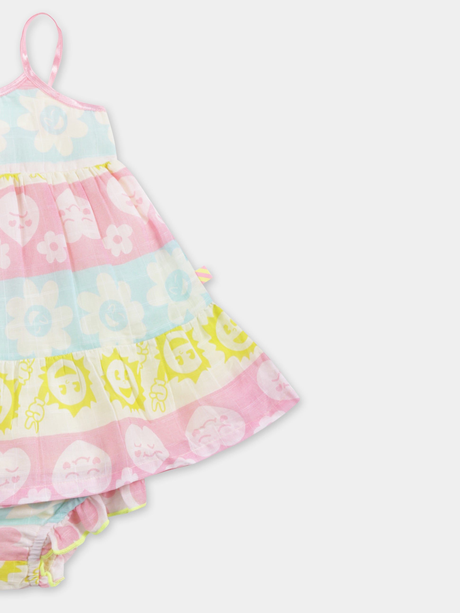 Vestito multicolor per neonata,Billieblush,U20001 515