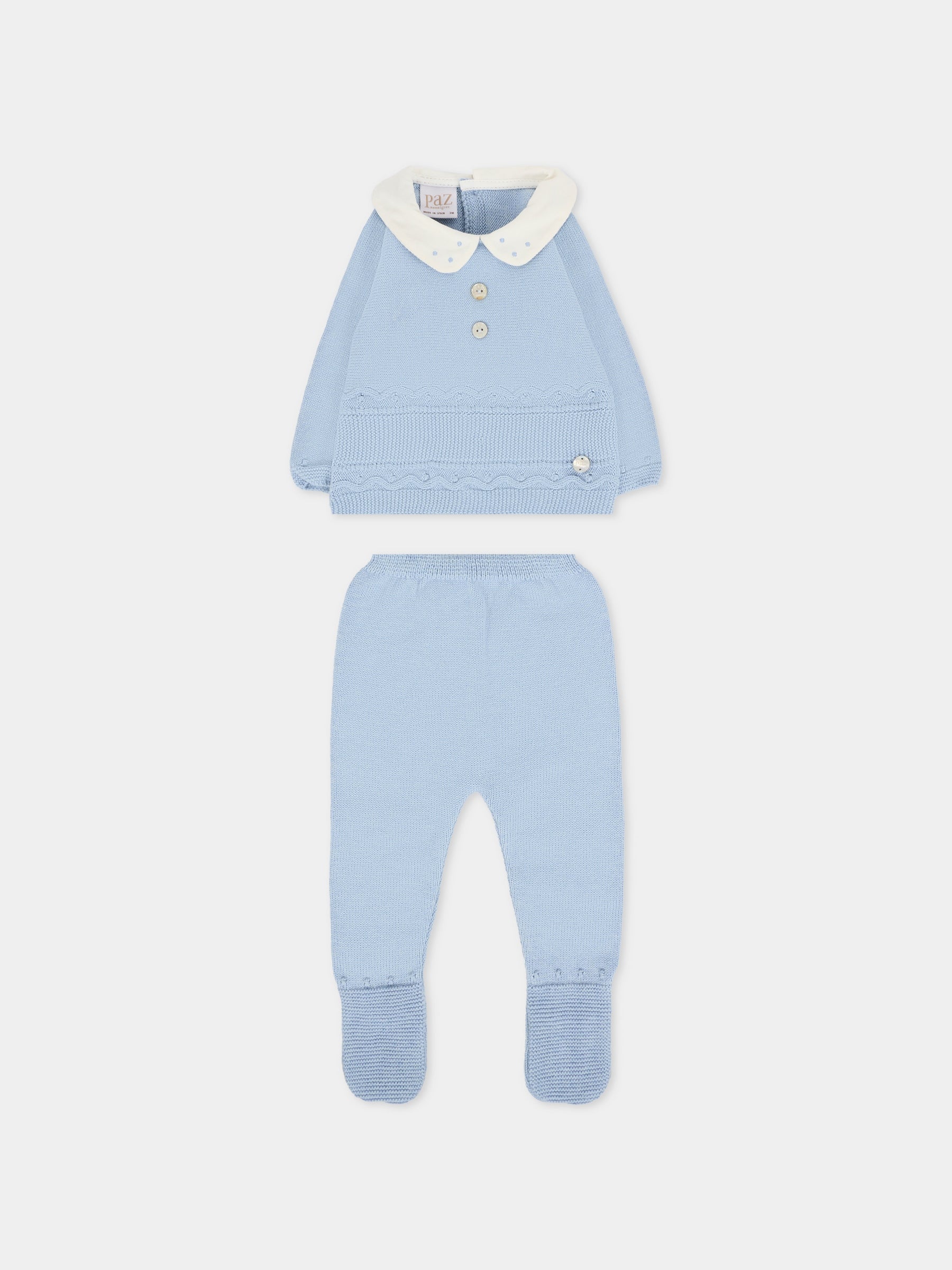 Completo nascita celeste per neonato con logo,Paz Rodríguez,103 123050 25 H94