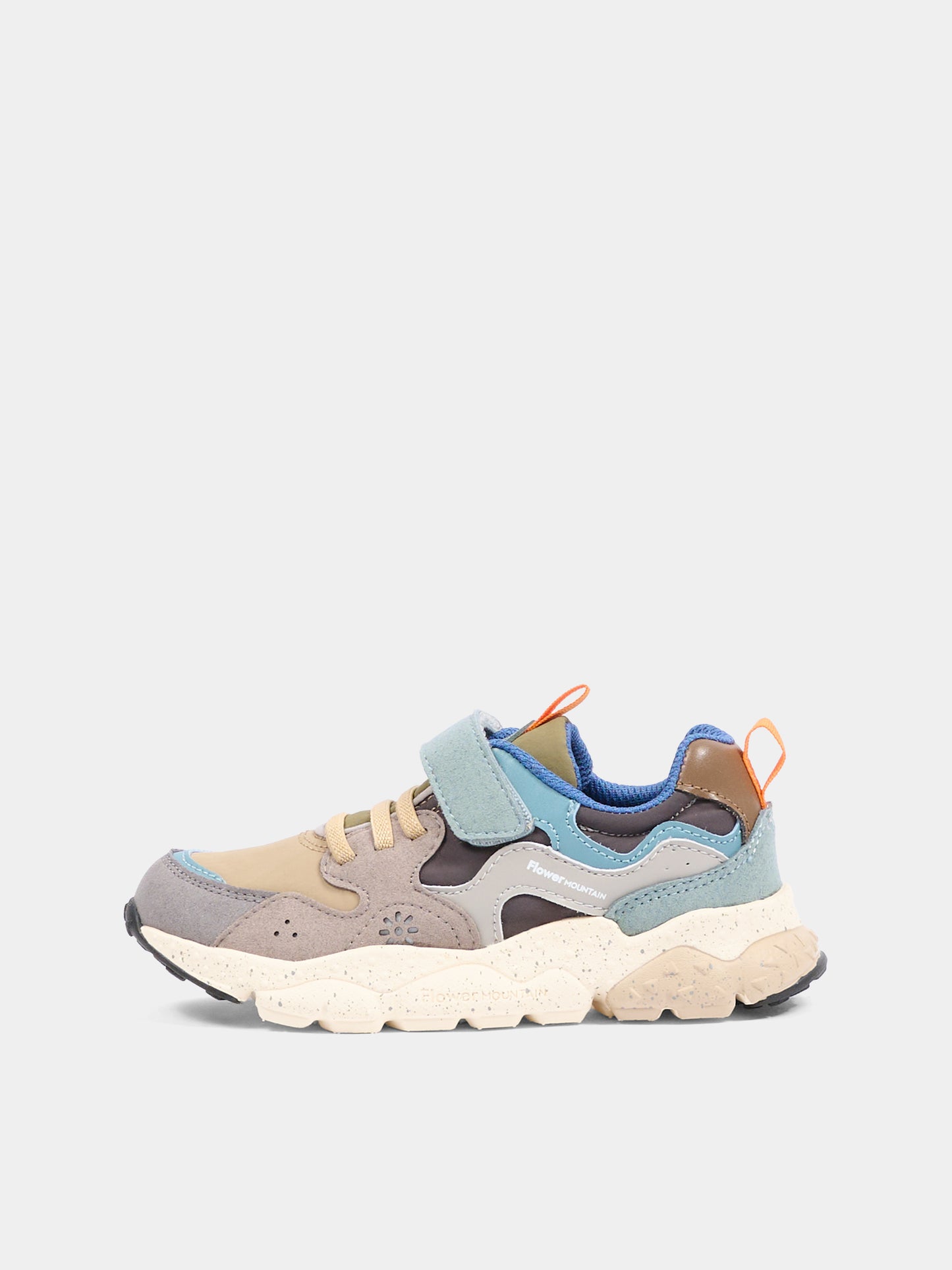 Sneakers Yamano multicolor per bambino con dettaglio grigio,Flower Mountain,0012016907 21 3B64