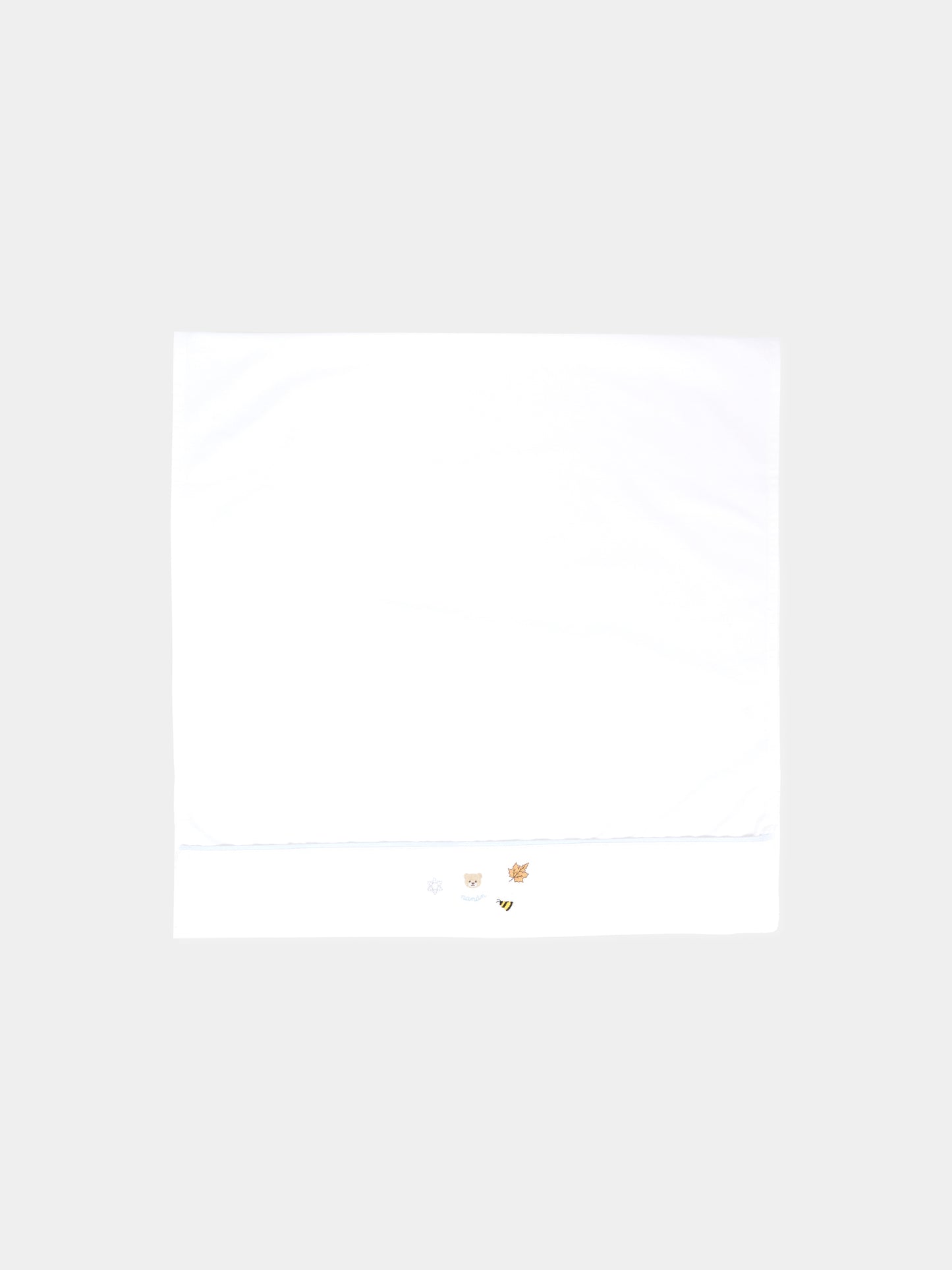 Set lenzuola bianco per neonato con ape e logo,Nanán,I25007A