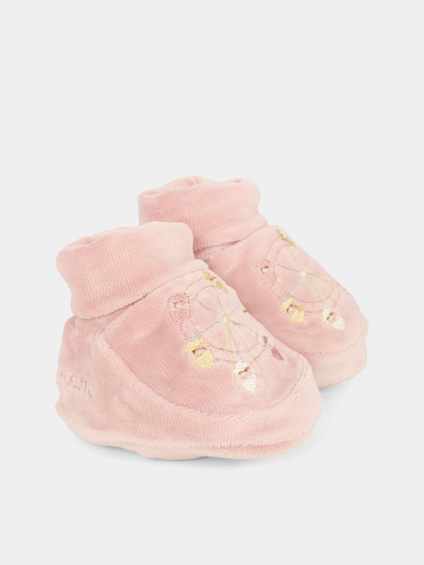 Babbucce rosa per neonata con ruota panoramica,Nanán,I25435R