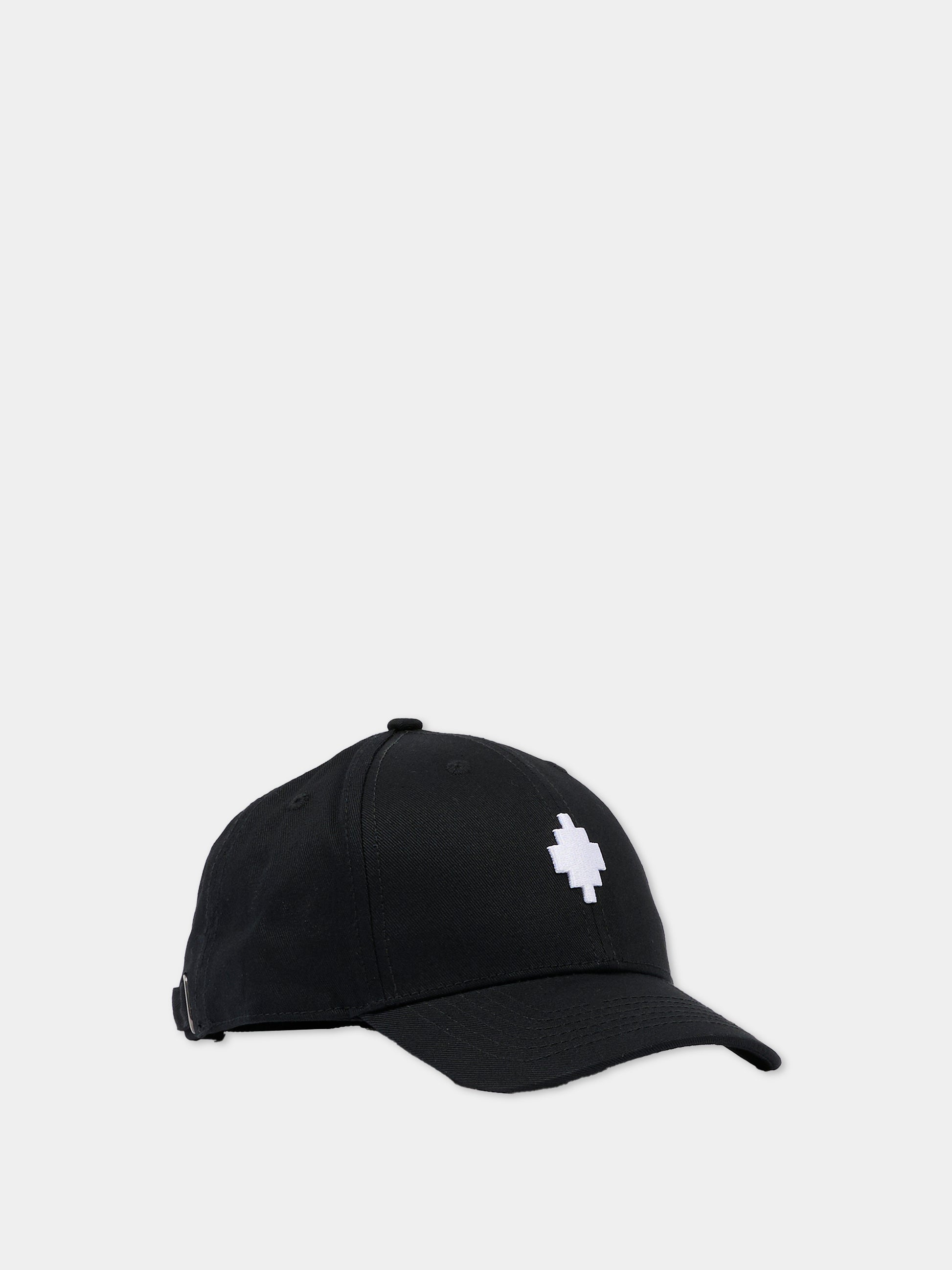 Cappello nero per bambino con logo,County Of Milan Kids,F5CMJUBC103 110