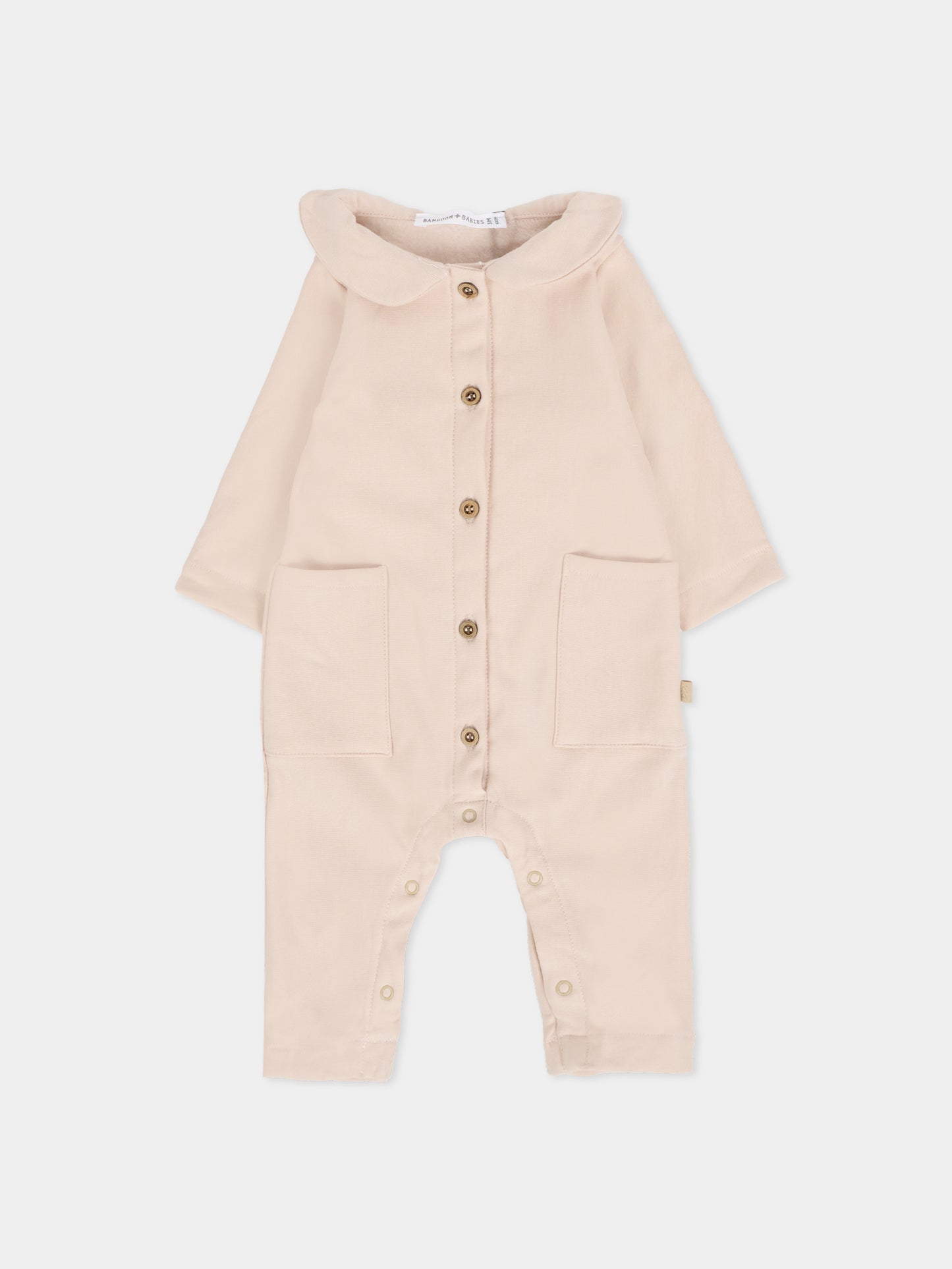 Tutina rosa per neonata,Bamboom,1019 VINTAGE PINK