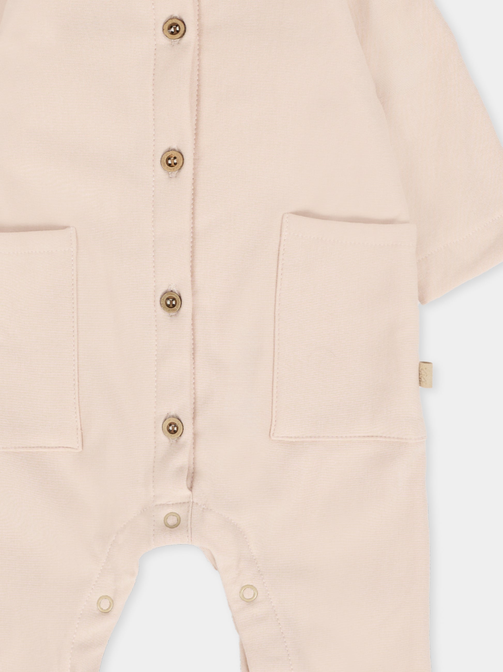 Tutina rosa per neonata,Bamboom,1019 VINTAGE PINK