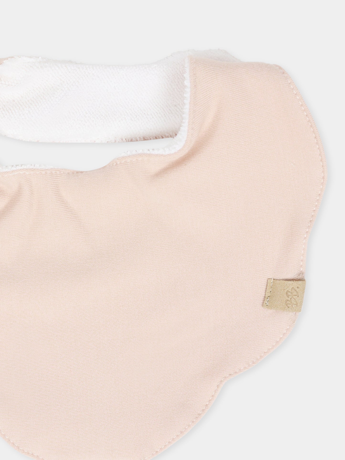 Bavaglino rosa per neonata,Bamboom,1079 VINTAGE PINK