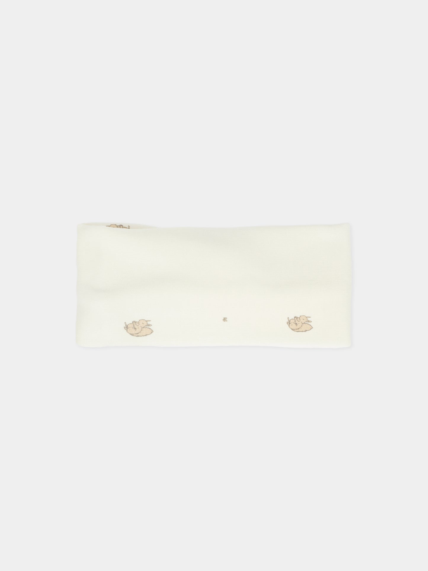 Fascia avorio per neonata con stampa scoiattolo,Bamboom,1080 SQUIRREL PRINT