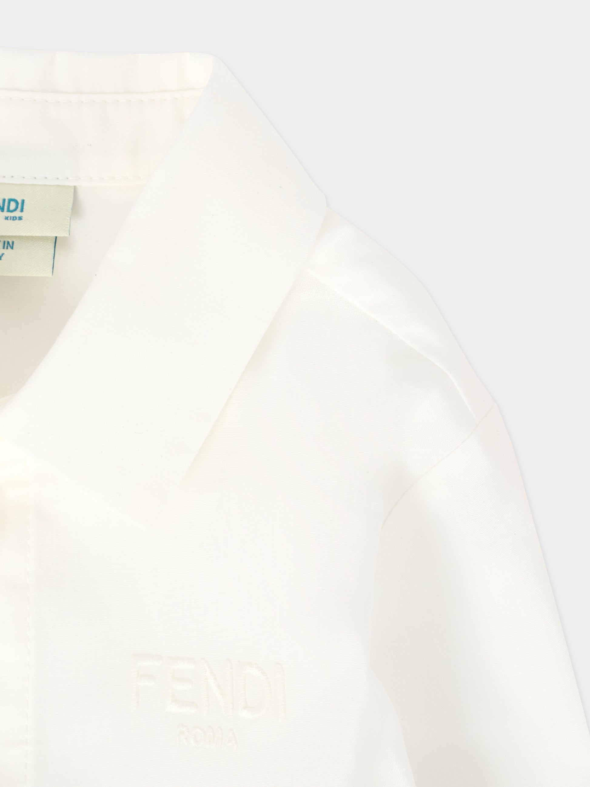 Completo beige per neonato con FF,Fendi Kids,BML160 AQTK F0QU5