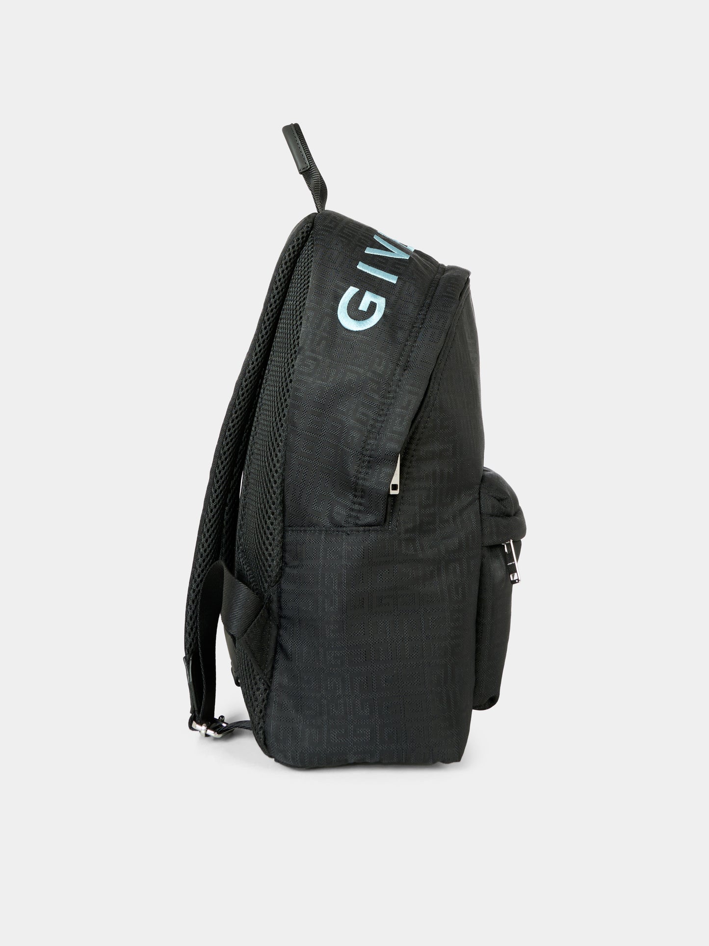 Zaino nero per bambini con logo,Givenchy Kids,H30902 09B