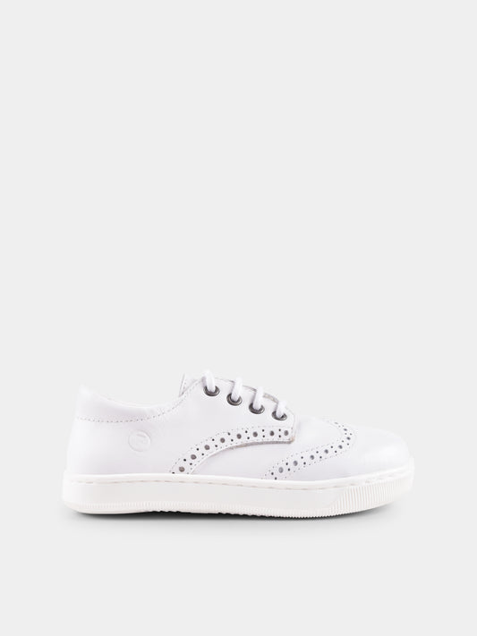 Stringate Biloxi bianche per neonato e bambino