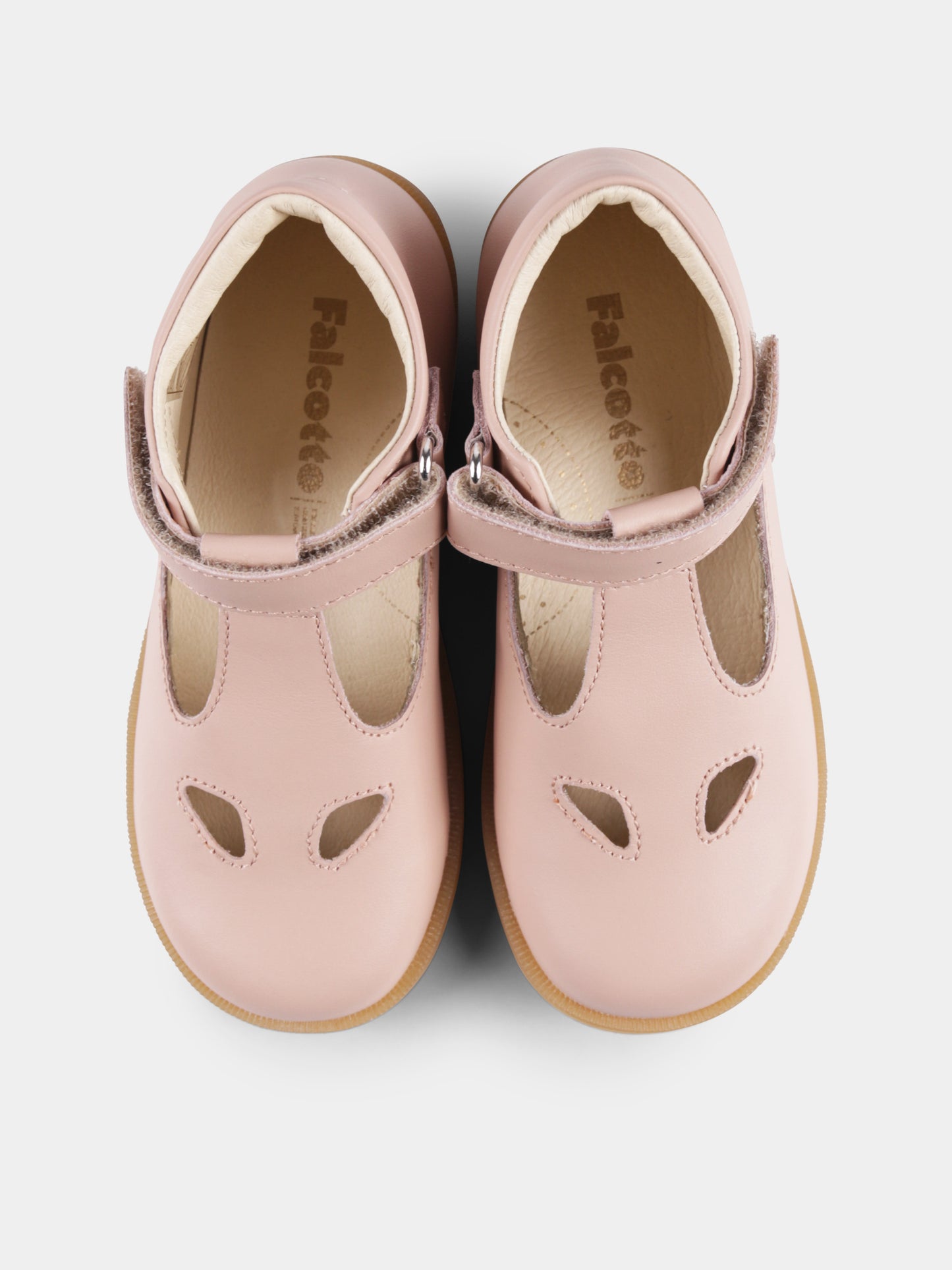 Occhi di bue Couté rosa per neonata e bambina