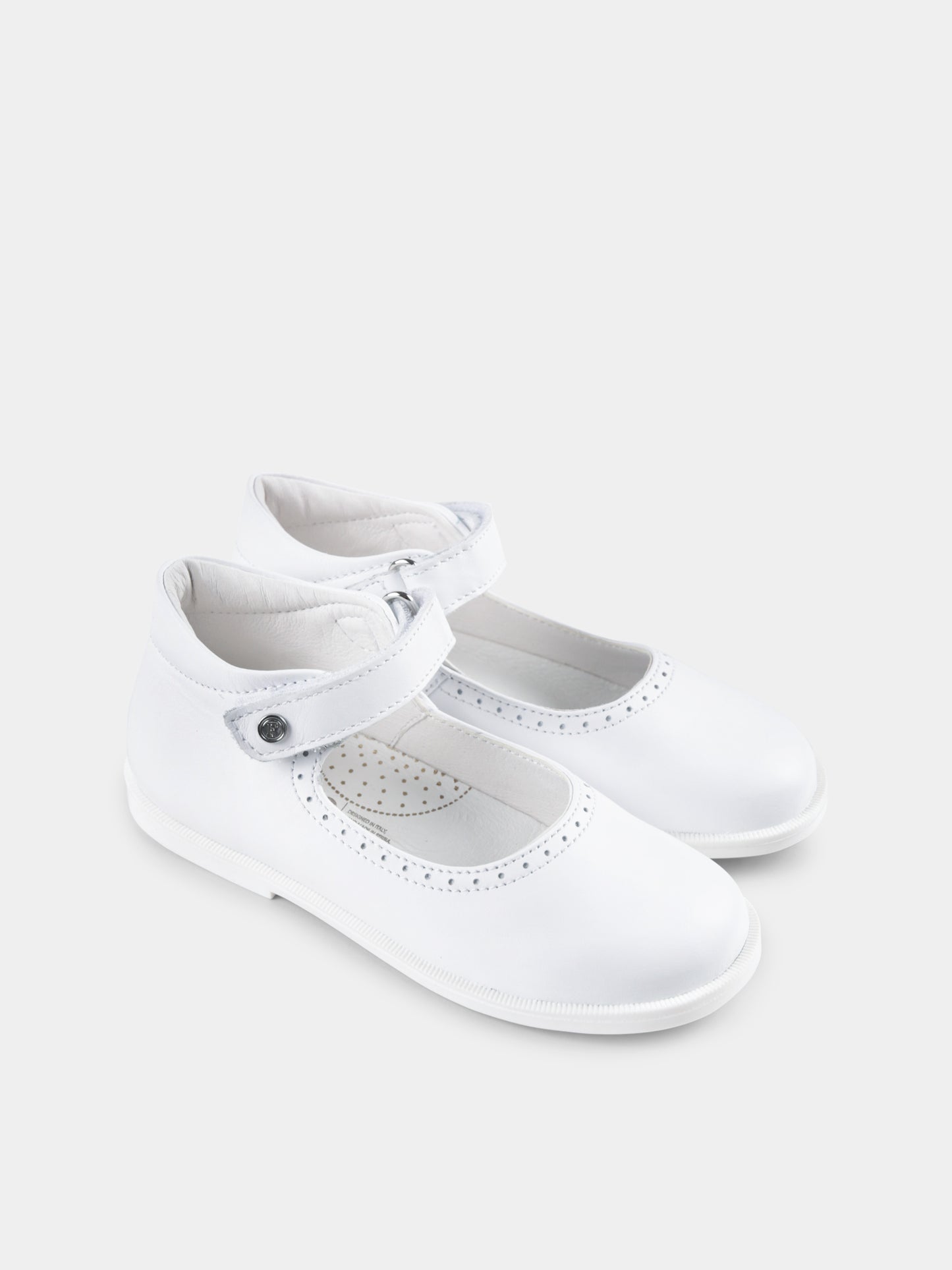 Ballerine Julipe bianche per neonata e bambina