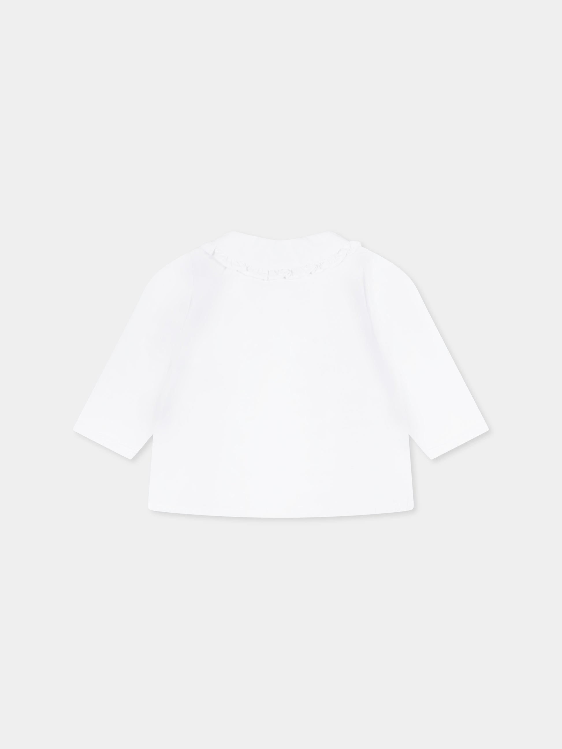 Camicia bianca per neonata,Petit Bateau,A0B39 01