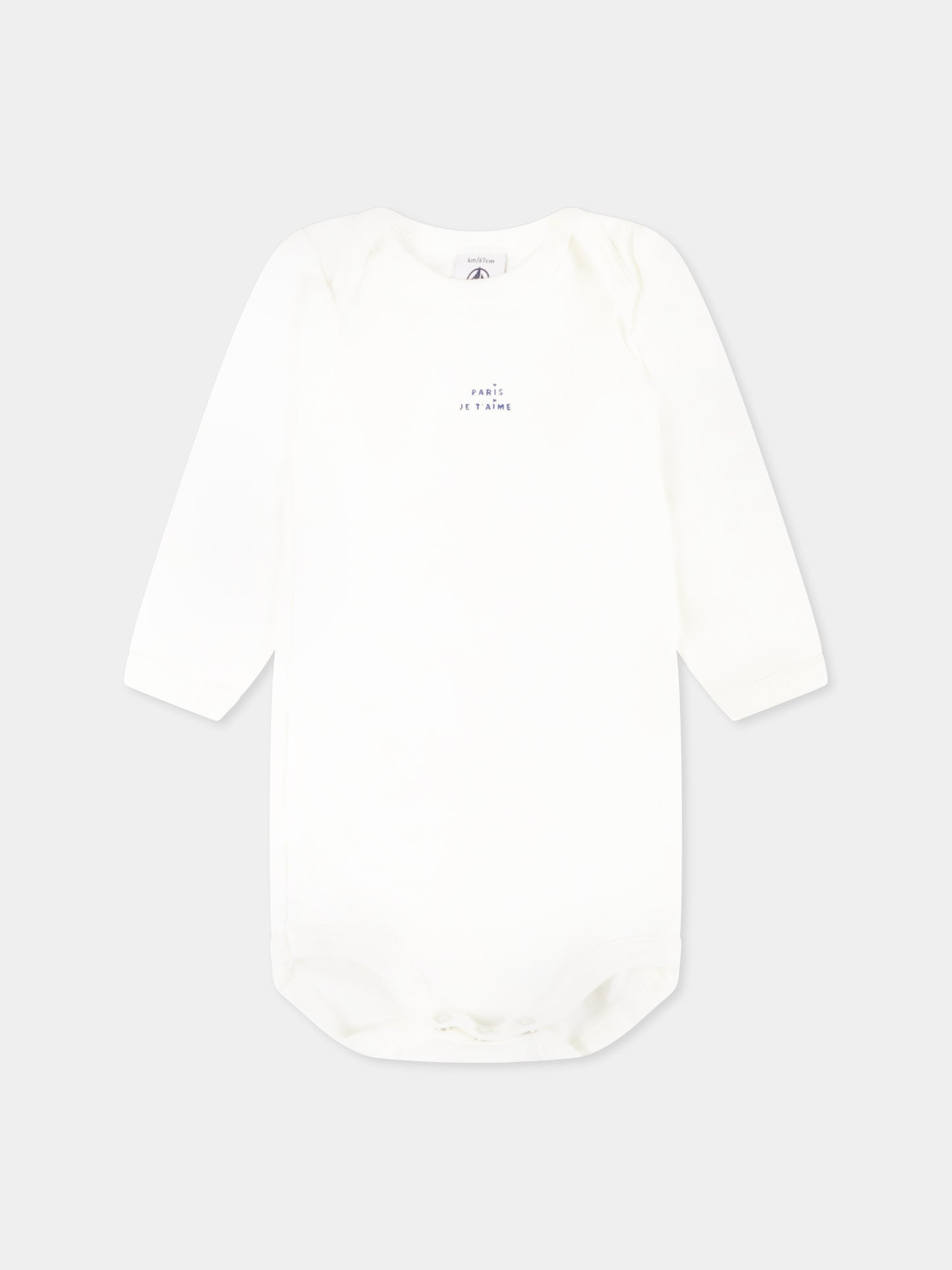 Set body multicolor per neonati con cuori e scritta,Petit Bateau,A0BEA 00