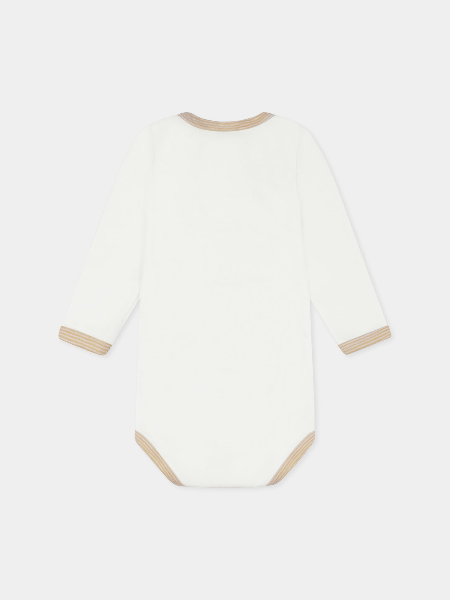 Set body bianco per neonati con animali,Petit Bateau,A0BG0 00