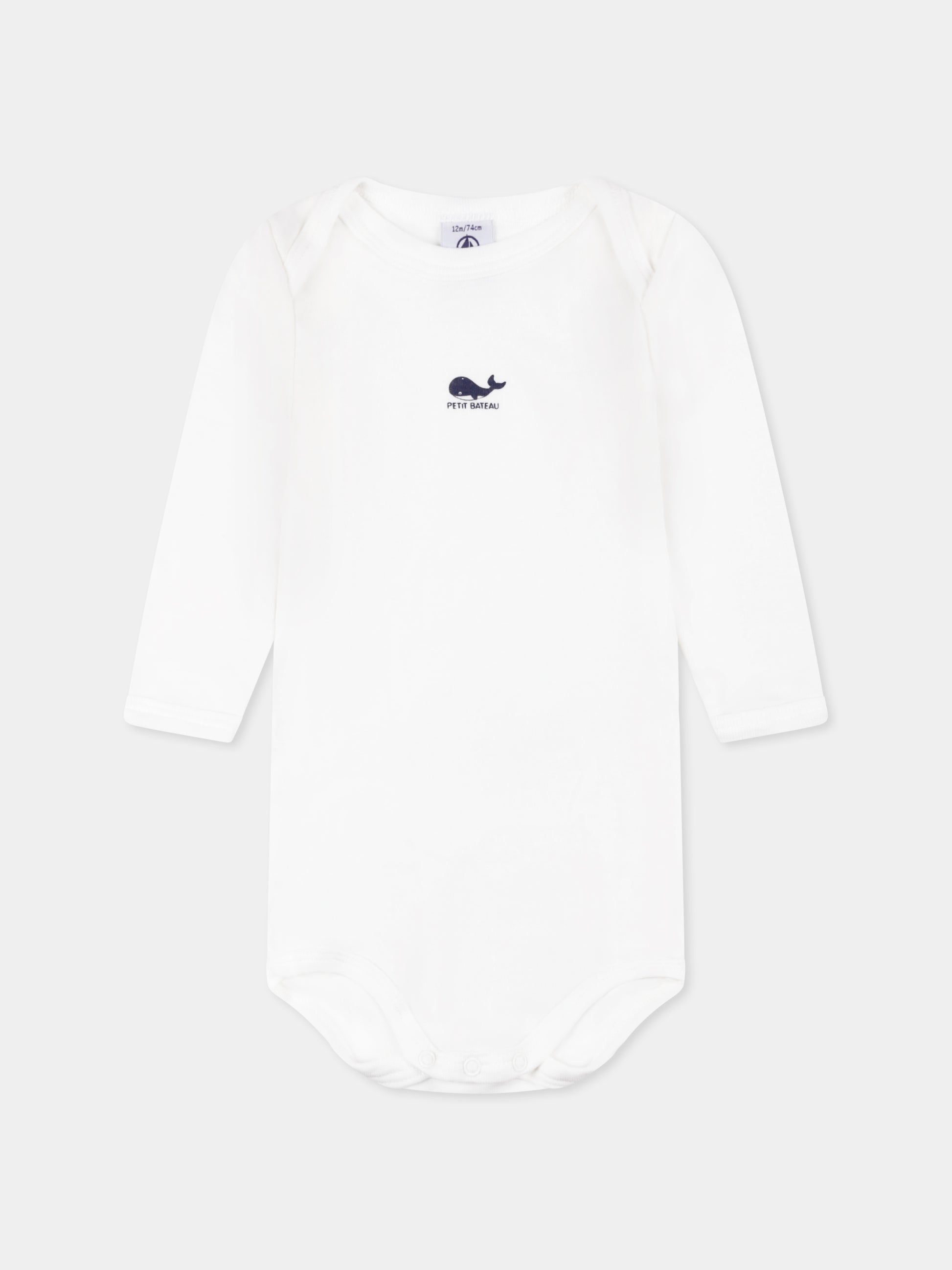 Set body multicolor per neonati con stampa balena,Petit Bateau,A0BGY 00
