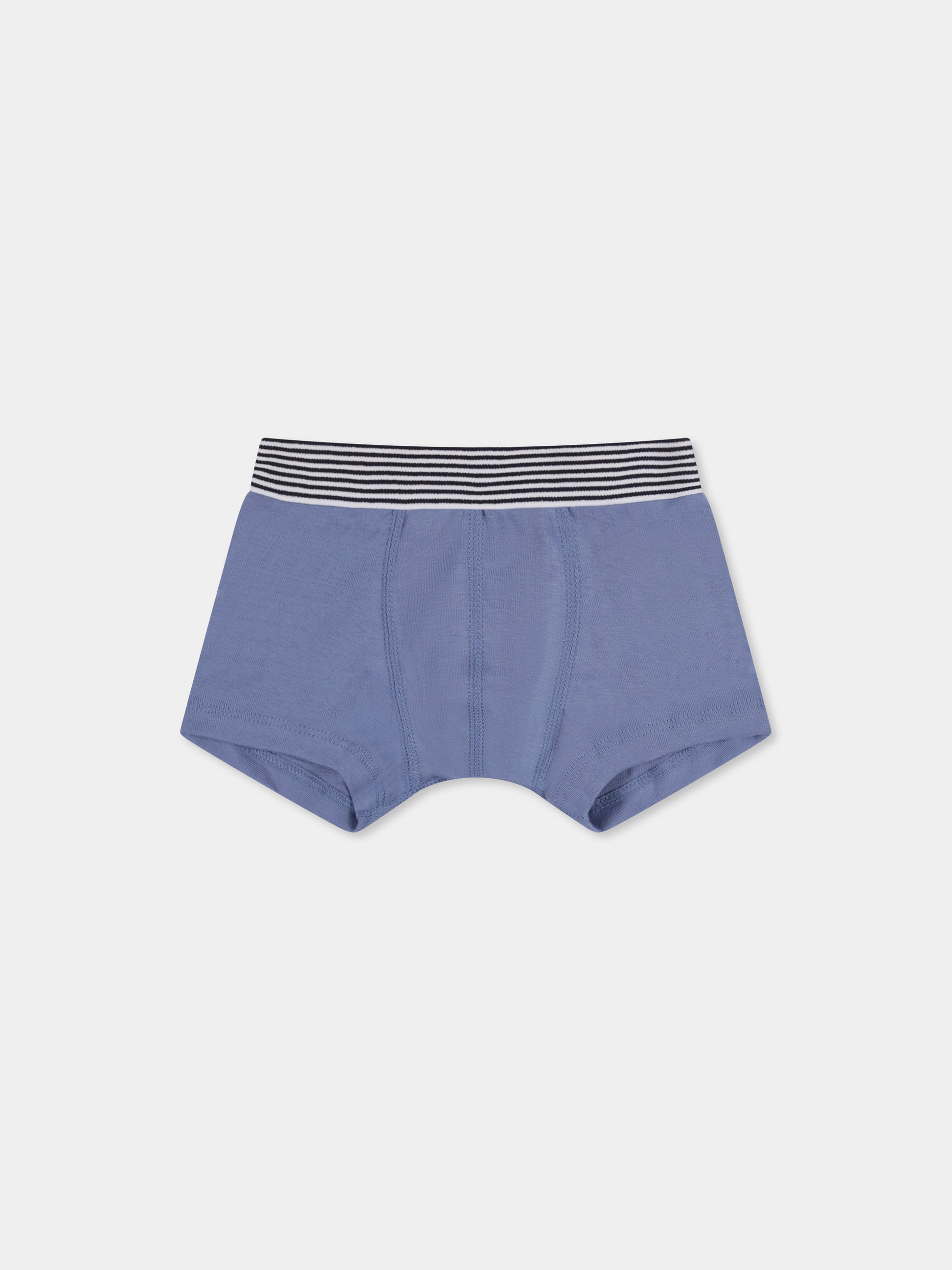 Set boxer multicolor per bambino con pecore e righe,Petit Bateau,A0BH4 00