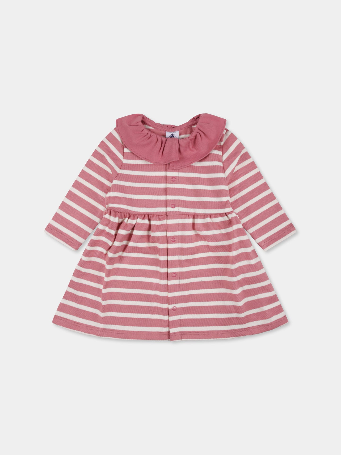 Vestito rosa per neonata,Petit Bateau,A0BKO 02