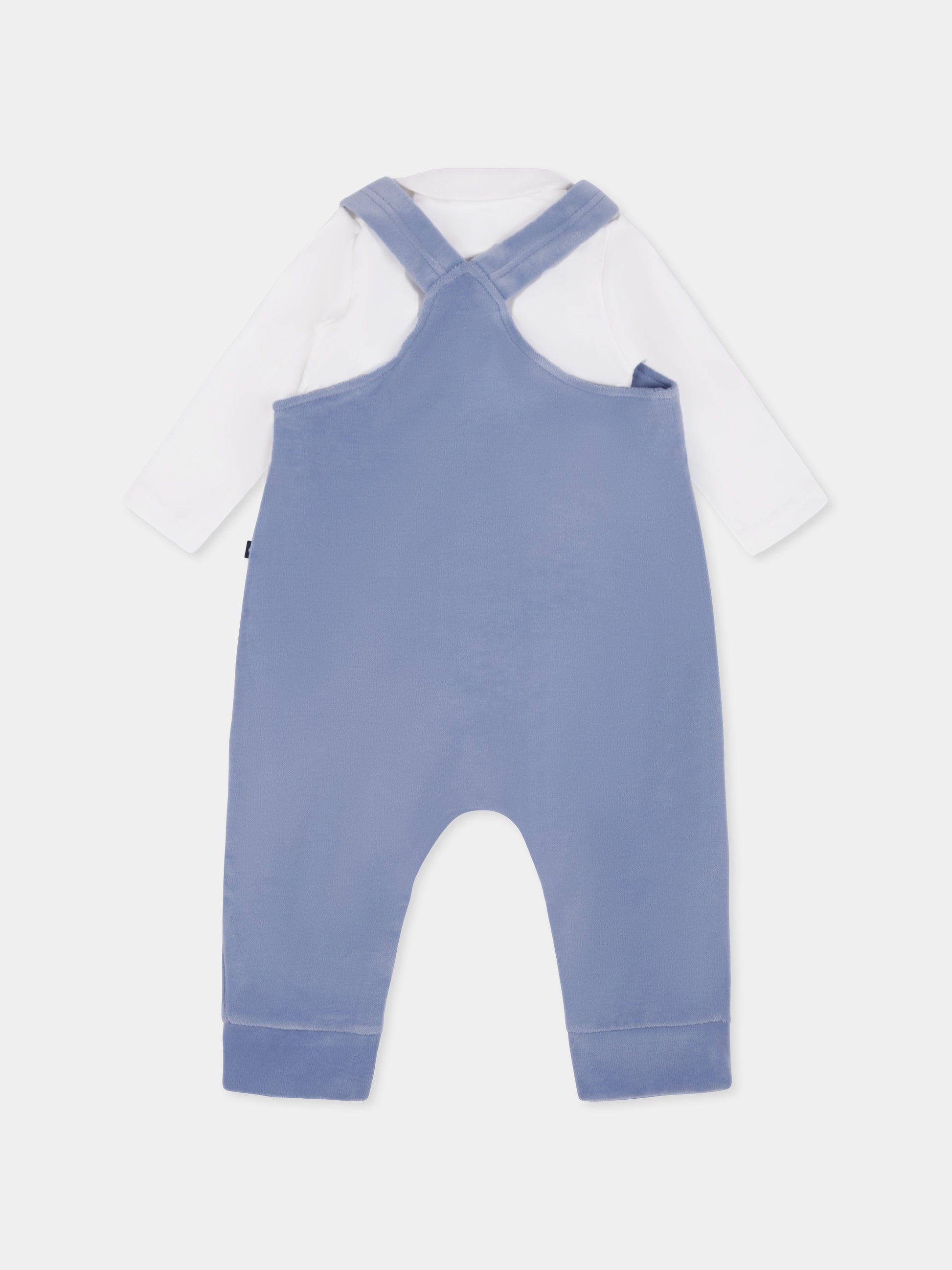 Completo nascita blu per neonato con pulcini,Petit Bateau,A0BN8 01