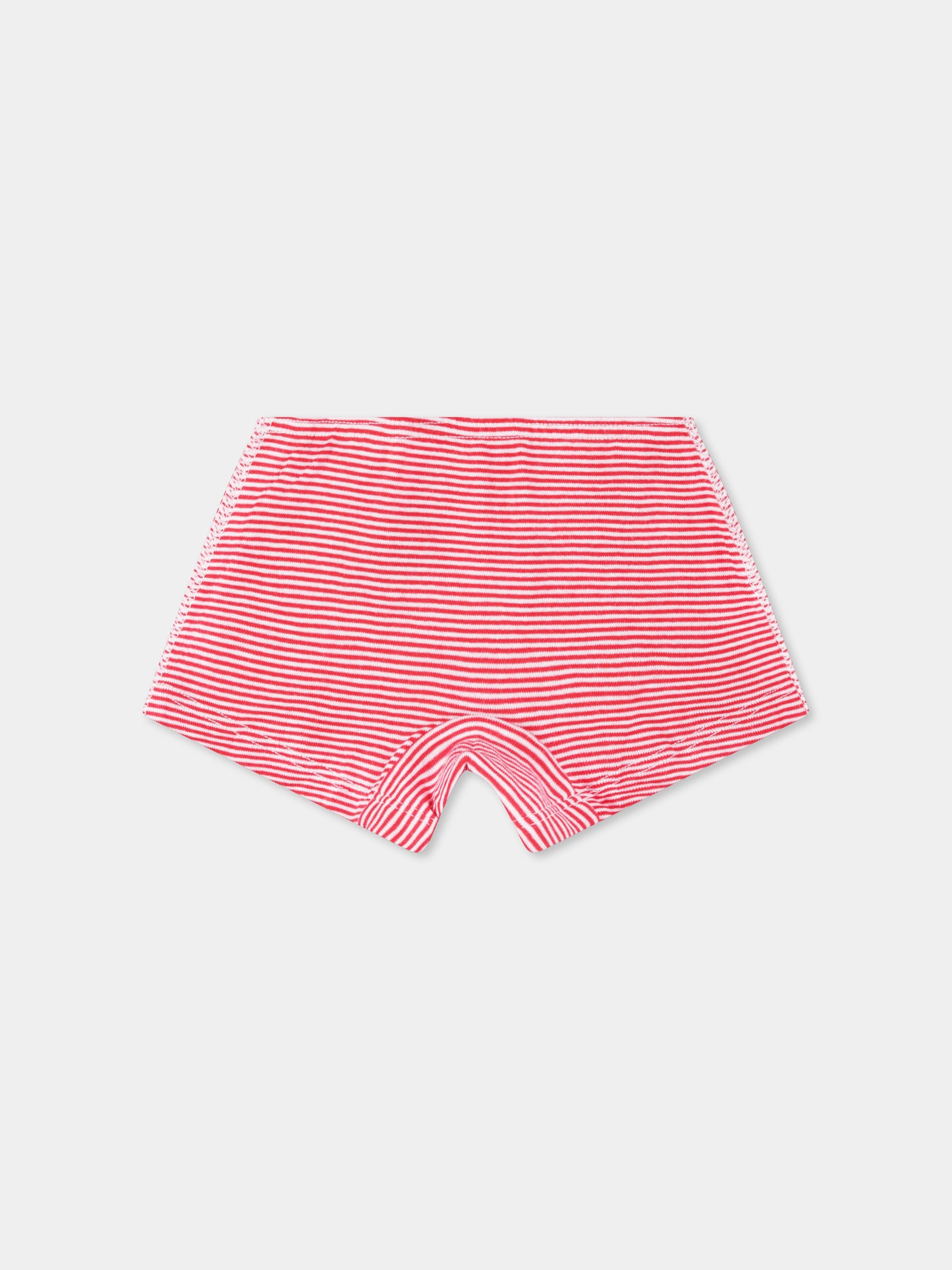 Set boxer multicolor per neonato con righe e Tour Eiffel,Petit Bateau,A0AAA 00