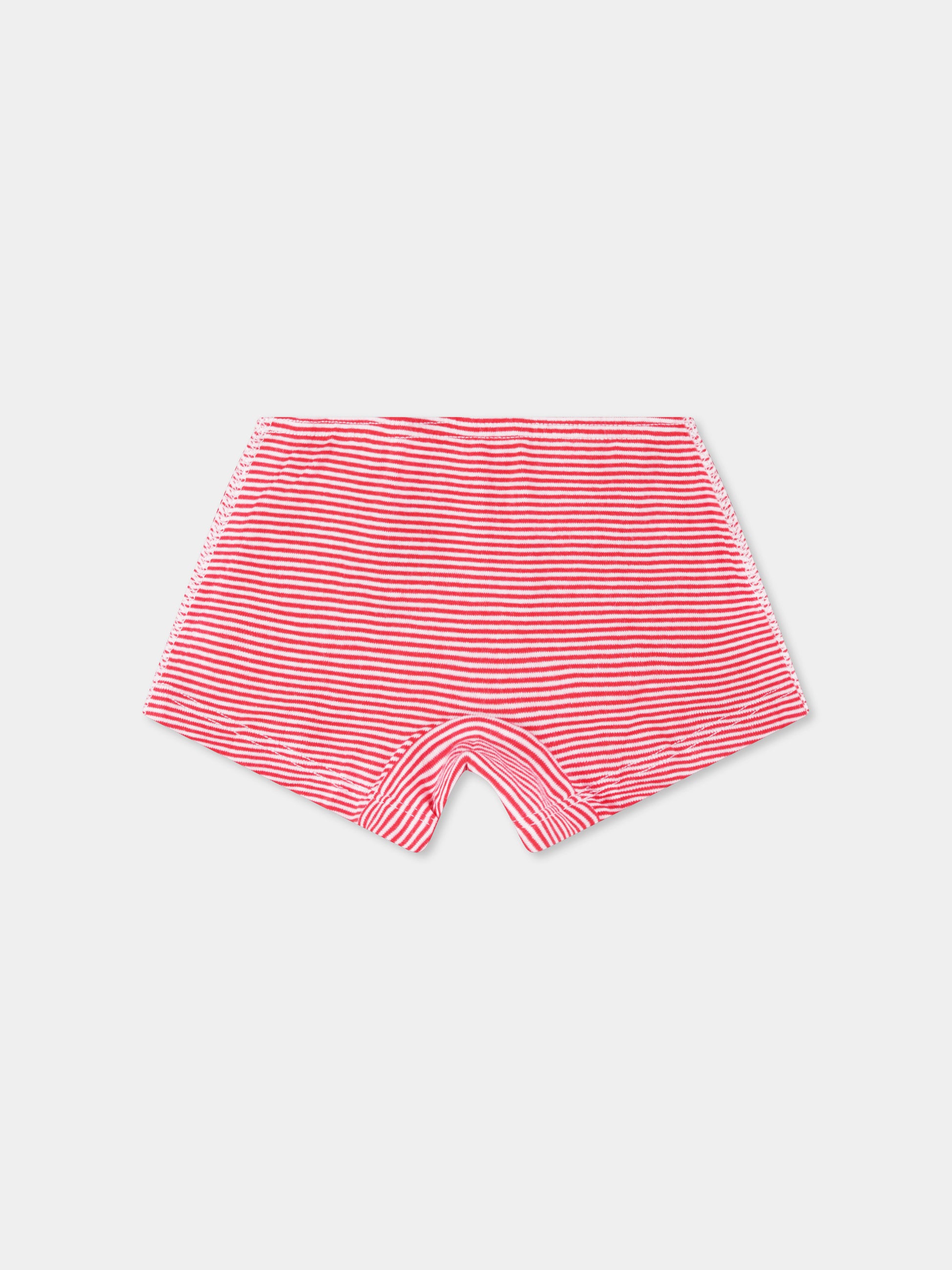 Set boxer multicolor per neonato con righe e Tour Eiffel,Petit Bateau,A0AAA 00