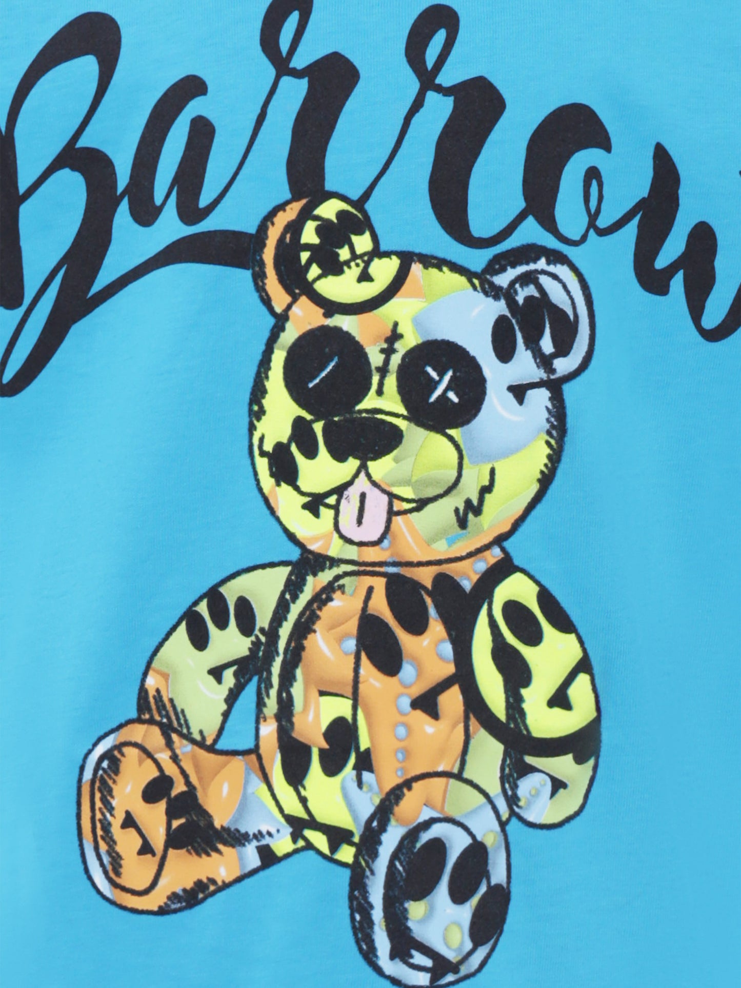 T-shirt azzurra per bambini con stampa Bear