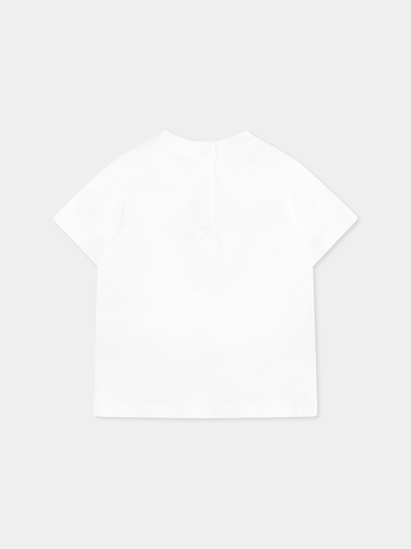 T-shirt blu per neonato con logo,Fay Kids,FW8541 J0004 101BL