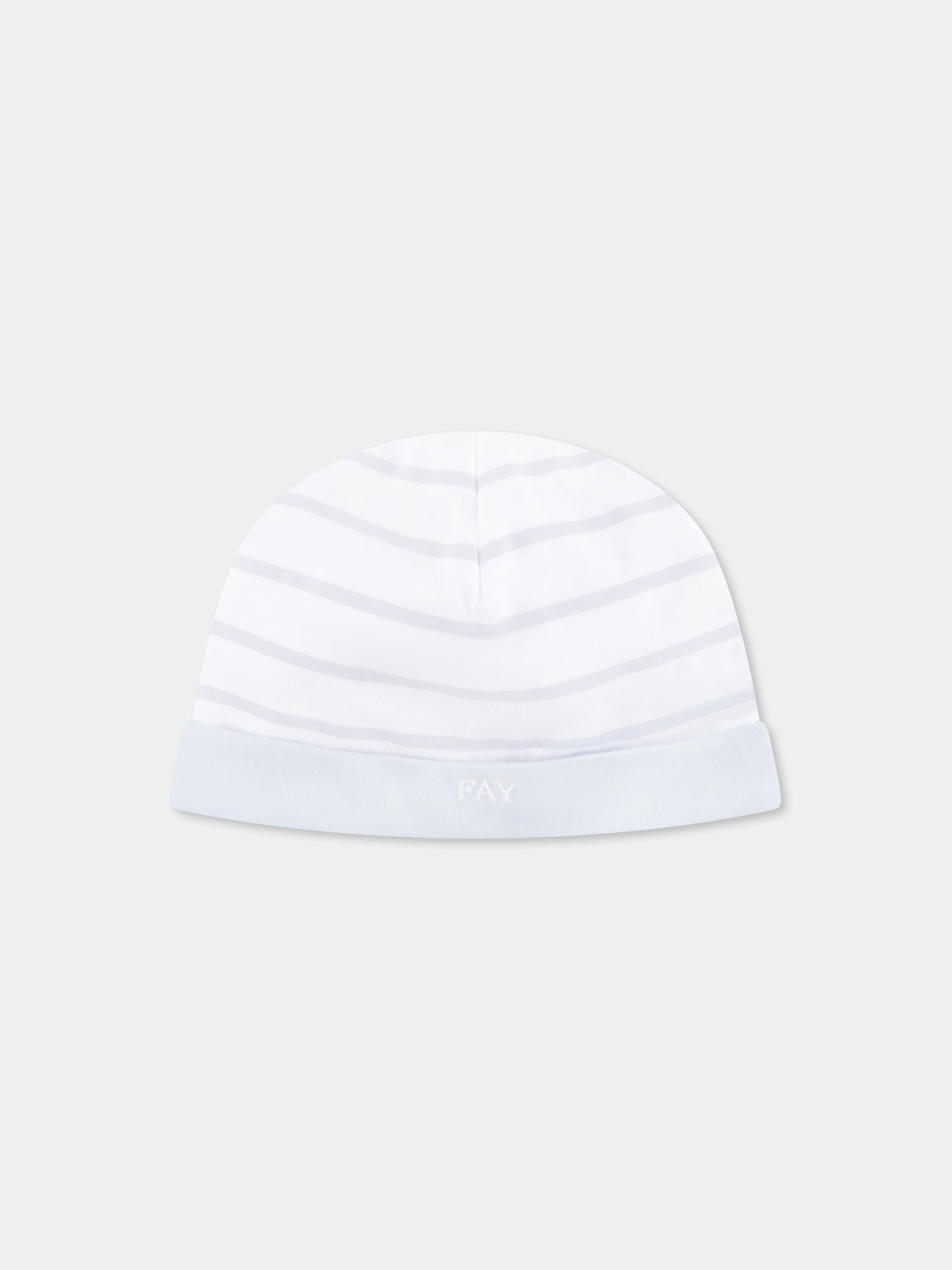 Set pagliaccetto azzurro per neonato con logo