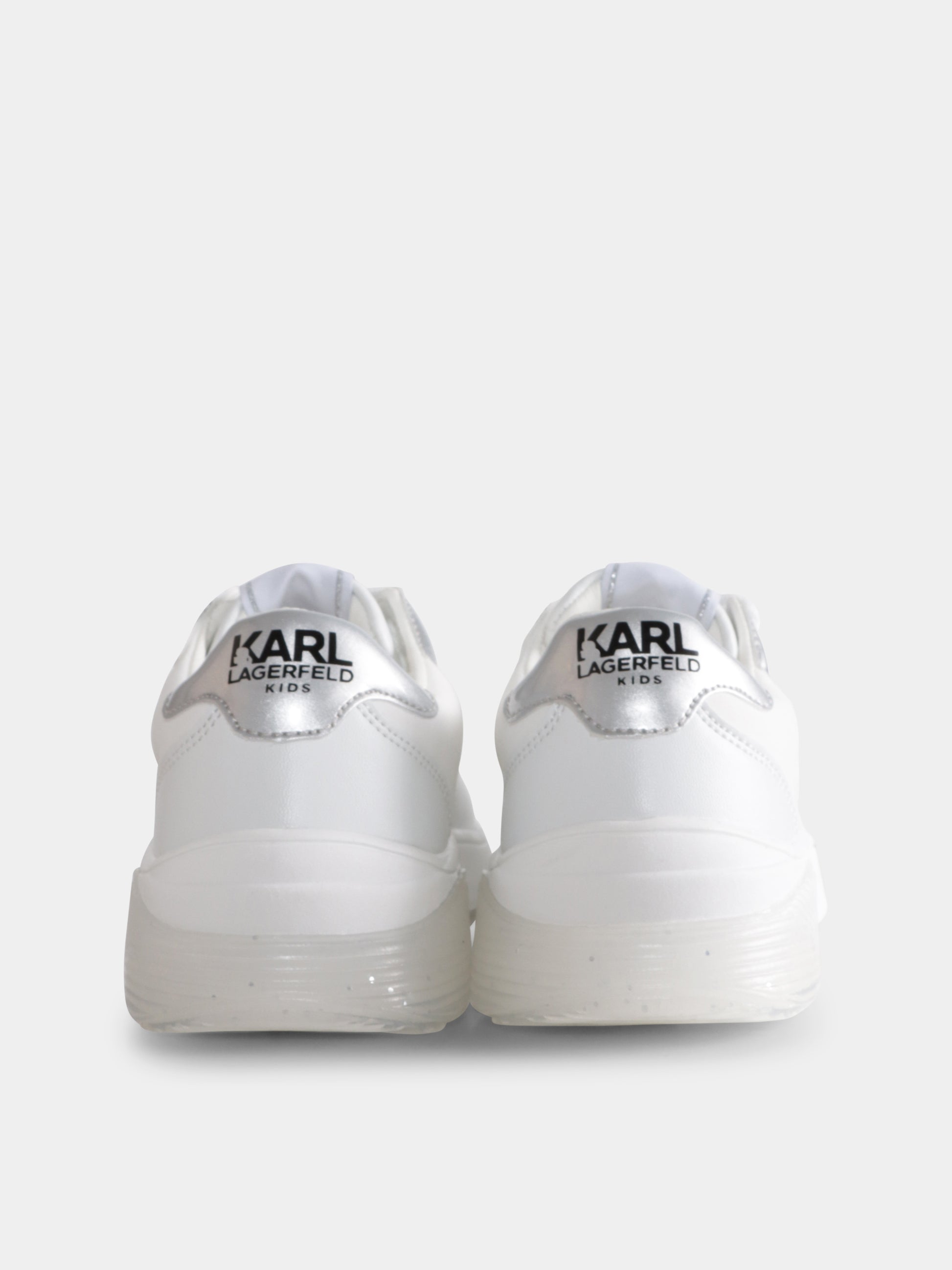 Sneakers bianche per bambina con Choupette,Karl Lagerfeld Kids,Z30373 10P