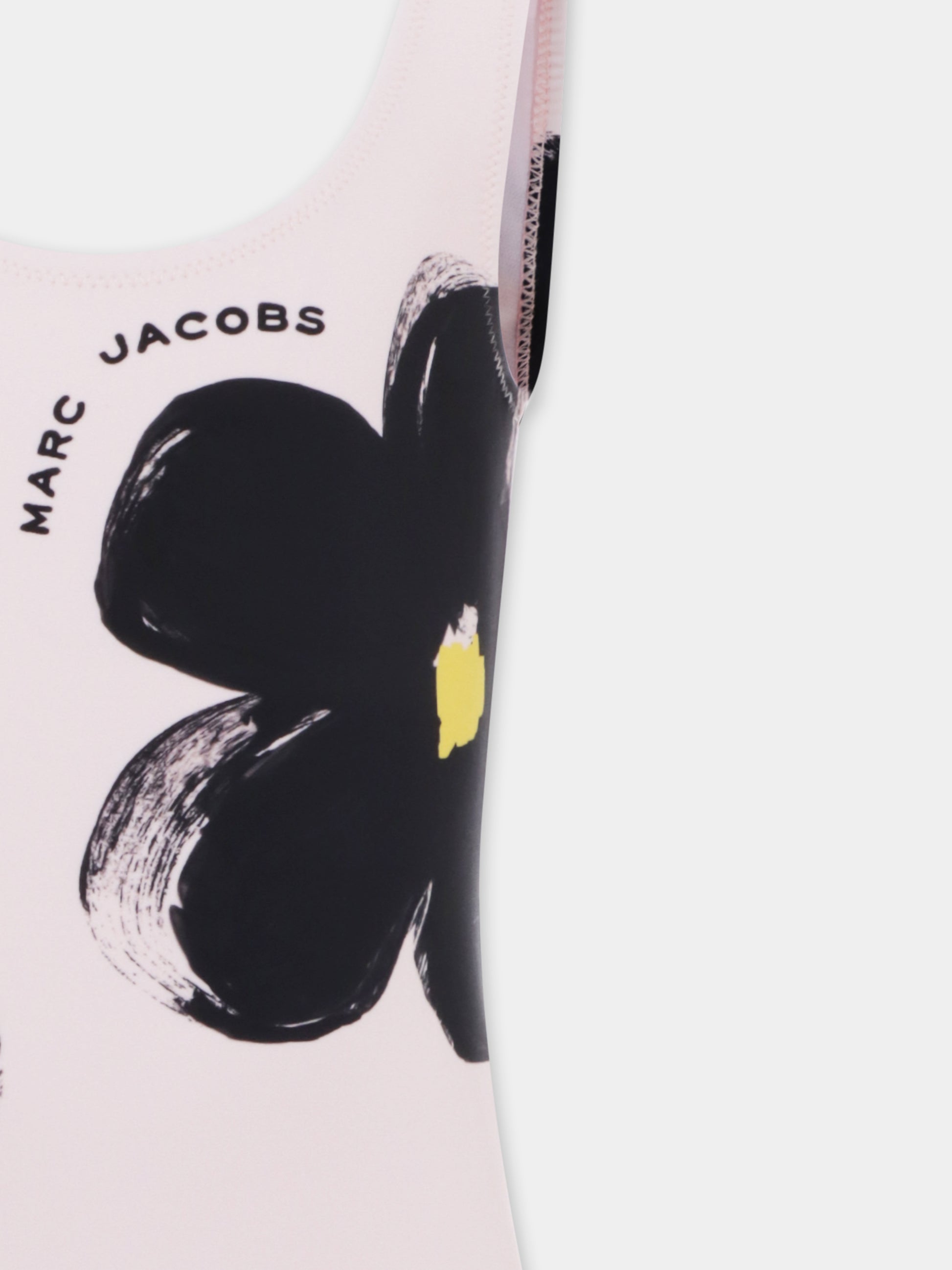 Costume interno rosa per bambina con fiori all over,Marc Jacobs,W60525 475